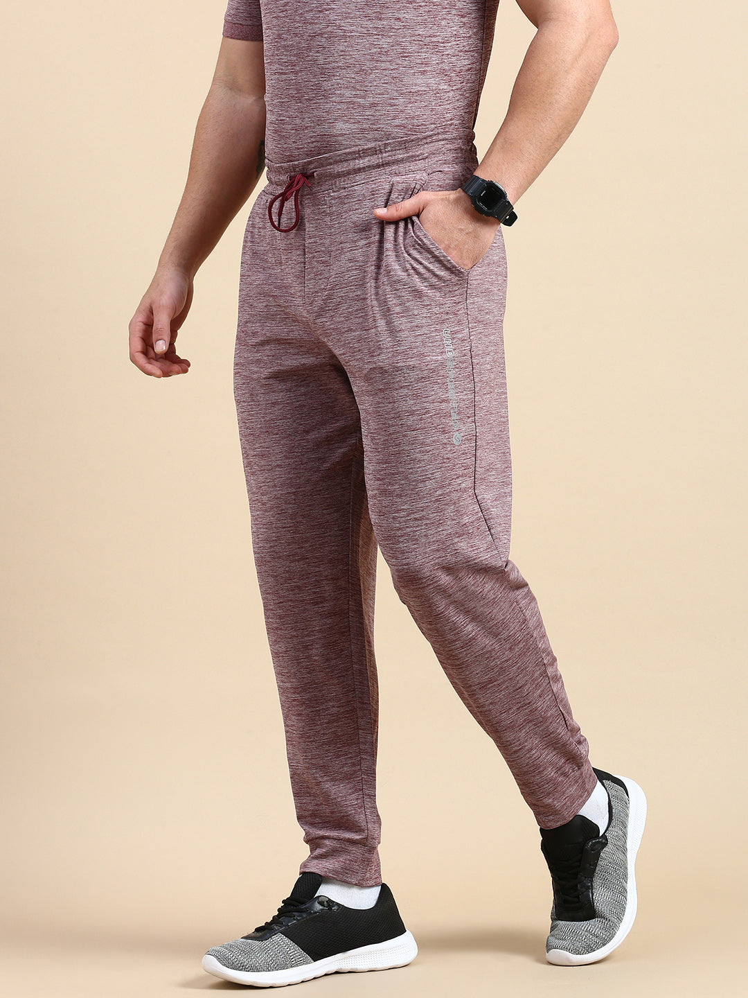 Classic Polo Men's Bottom Polyester Brown Slim Fit Active Wear Track Pants | GEN-X-TP-03 A