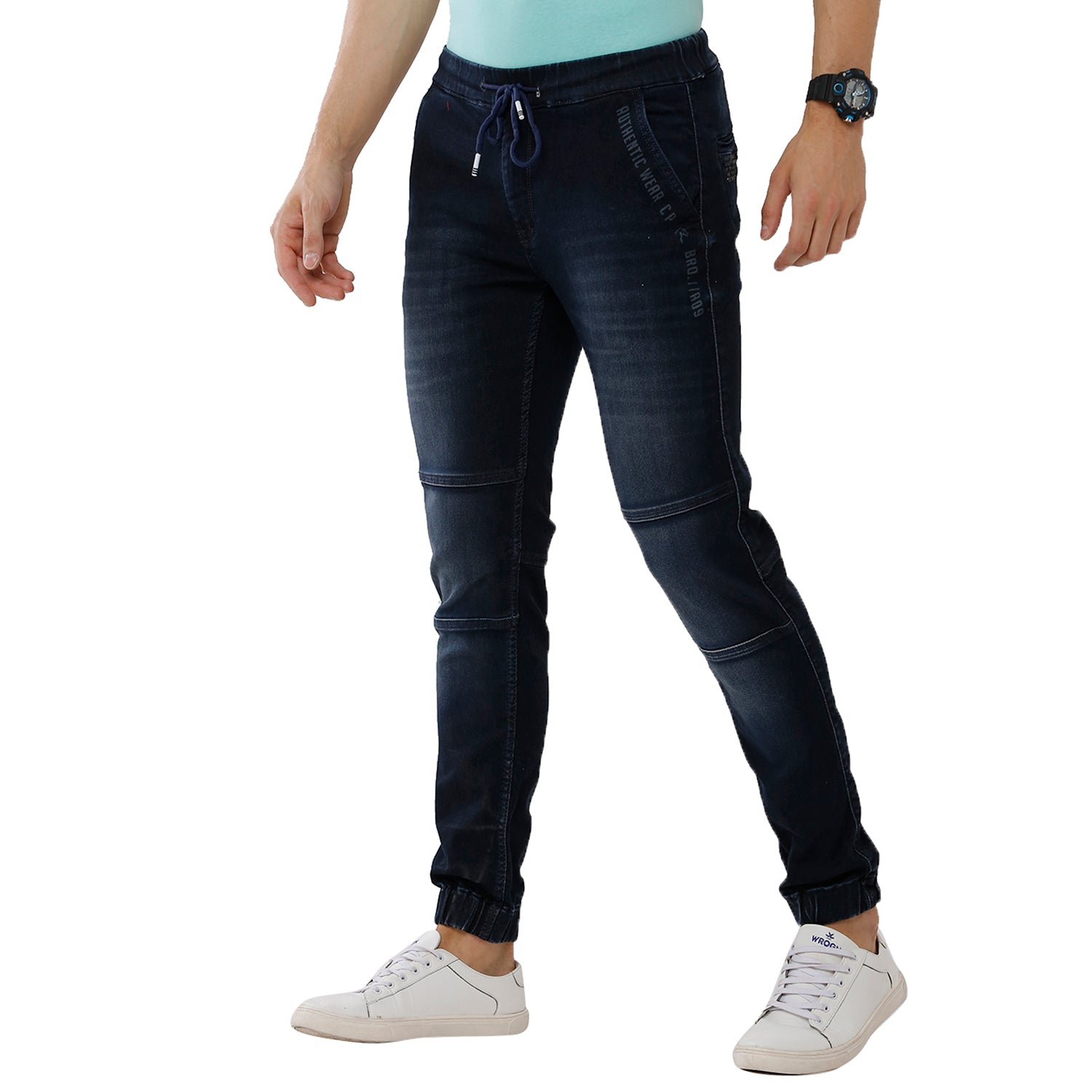 Classic Polo Bro Mens 100% Cotton Solid Slim Fit Blue Color Denim (BDN1-16 B-DKT-JO-LY) Classic Polo 