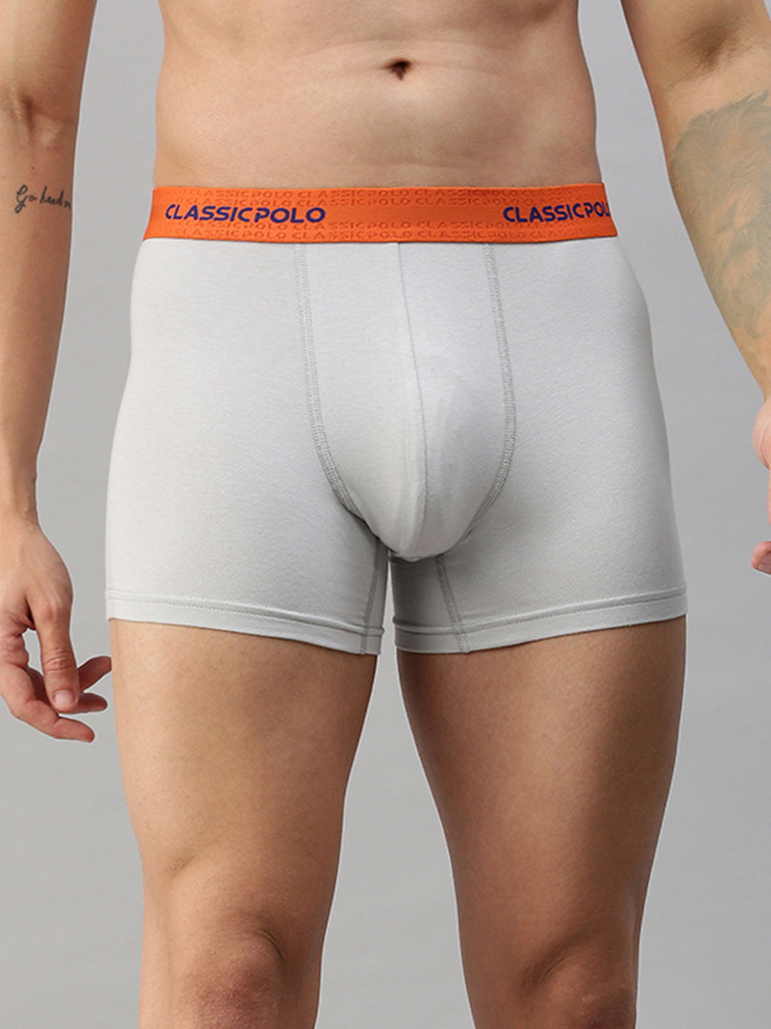 Classic Polo Men's Modal Solid Trunk | Glance - Grey