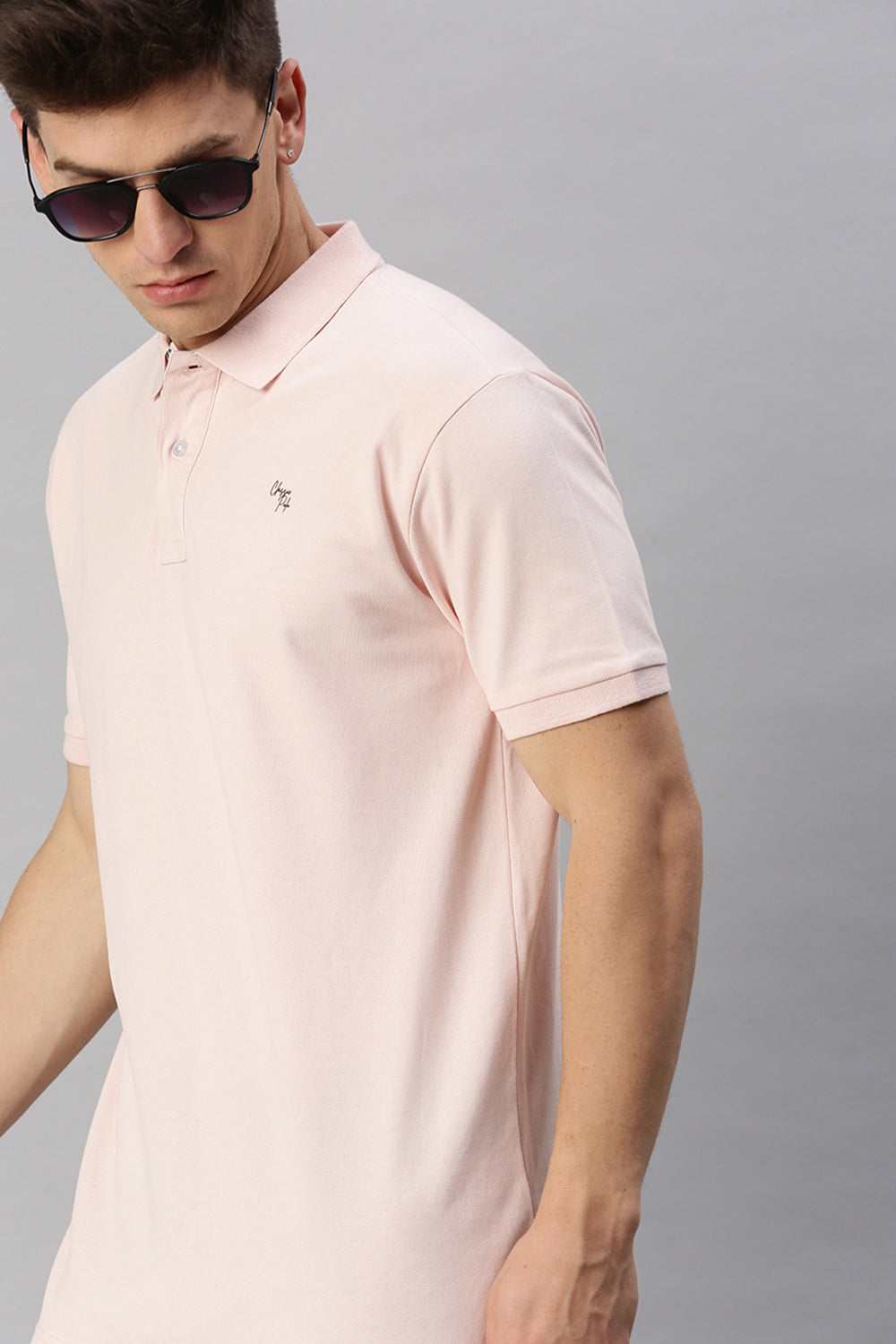 Classic Polo Men's Cotton Half Sleeve Solid Slim Fit Polo Neck Orange Color T-Shirt | Prm - 743 B