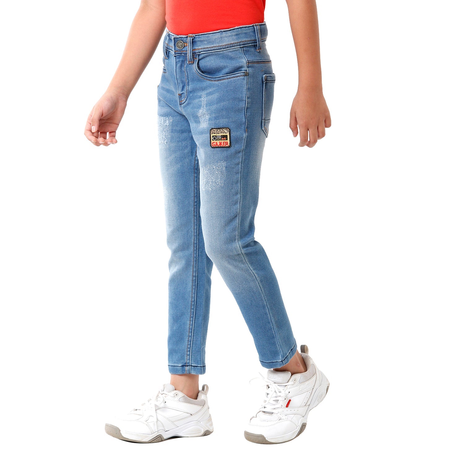 Classic Polo Bro Boys Solid Slim Fit Light Blue Color Denim Jeans - BBD S1 02A Jeans Classic Polo 
