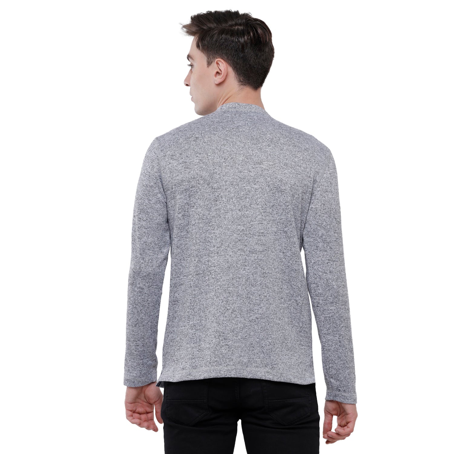 Classic Polo Mens Solid Full Sleeve Slim Fit T-Shirt (VERNO - 271 I SF Y) T-shirt Classic Polo 