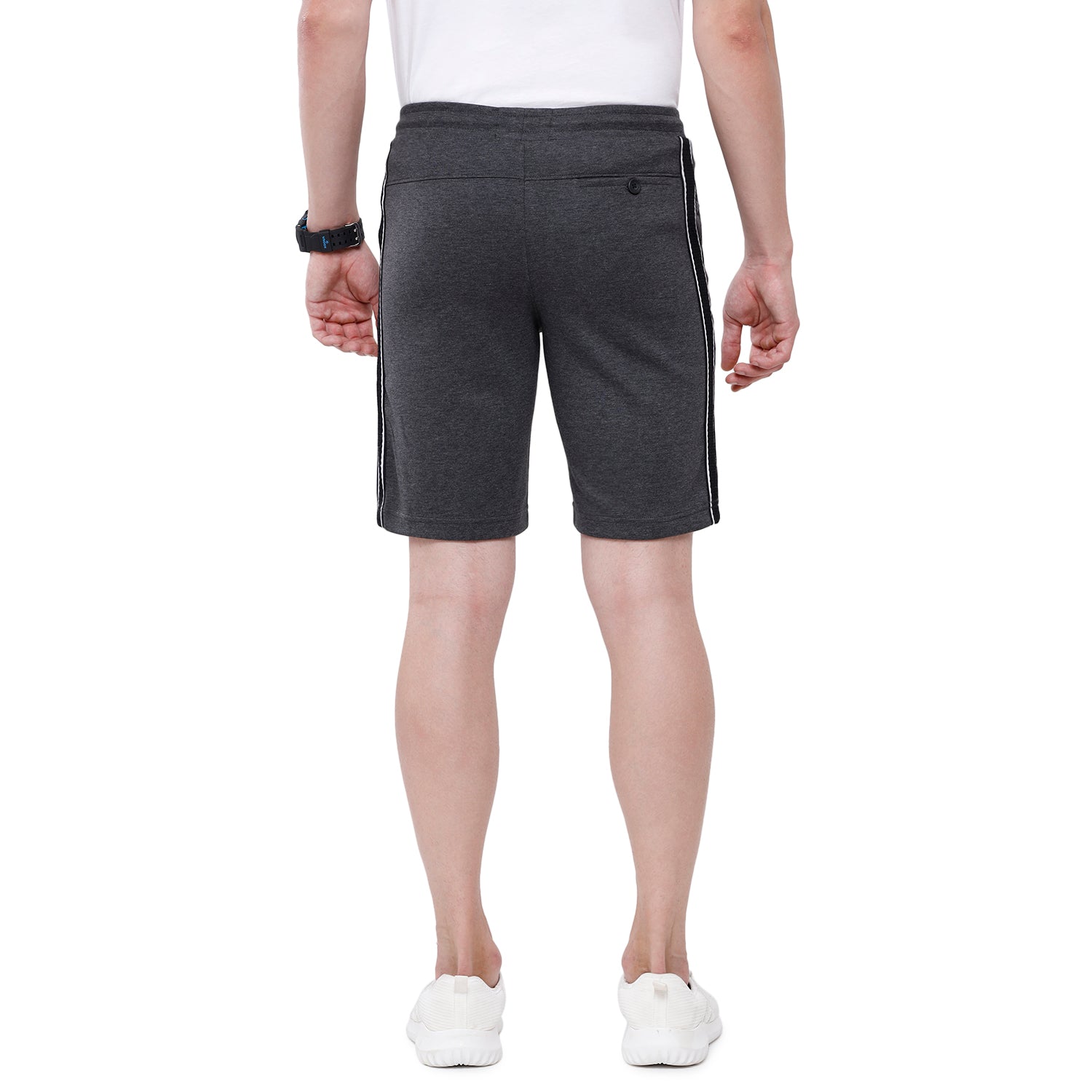 Classic Polo Men's Denim Melange Printed Slim Fit Stylish Shorts - Cielo - 03 A shorts Classic Polo 
