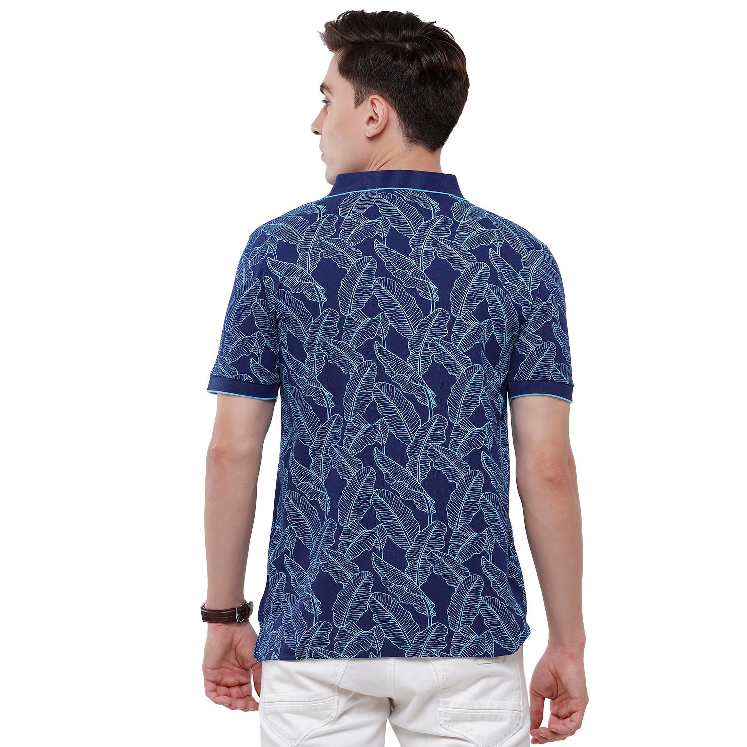 Classic Polo Mens Printed Half Sleeve Slim Fit T-Shirt (BEAU - 137 A SF P) T-shirt Classic Polo 
