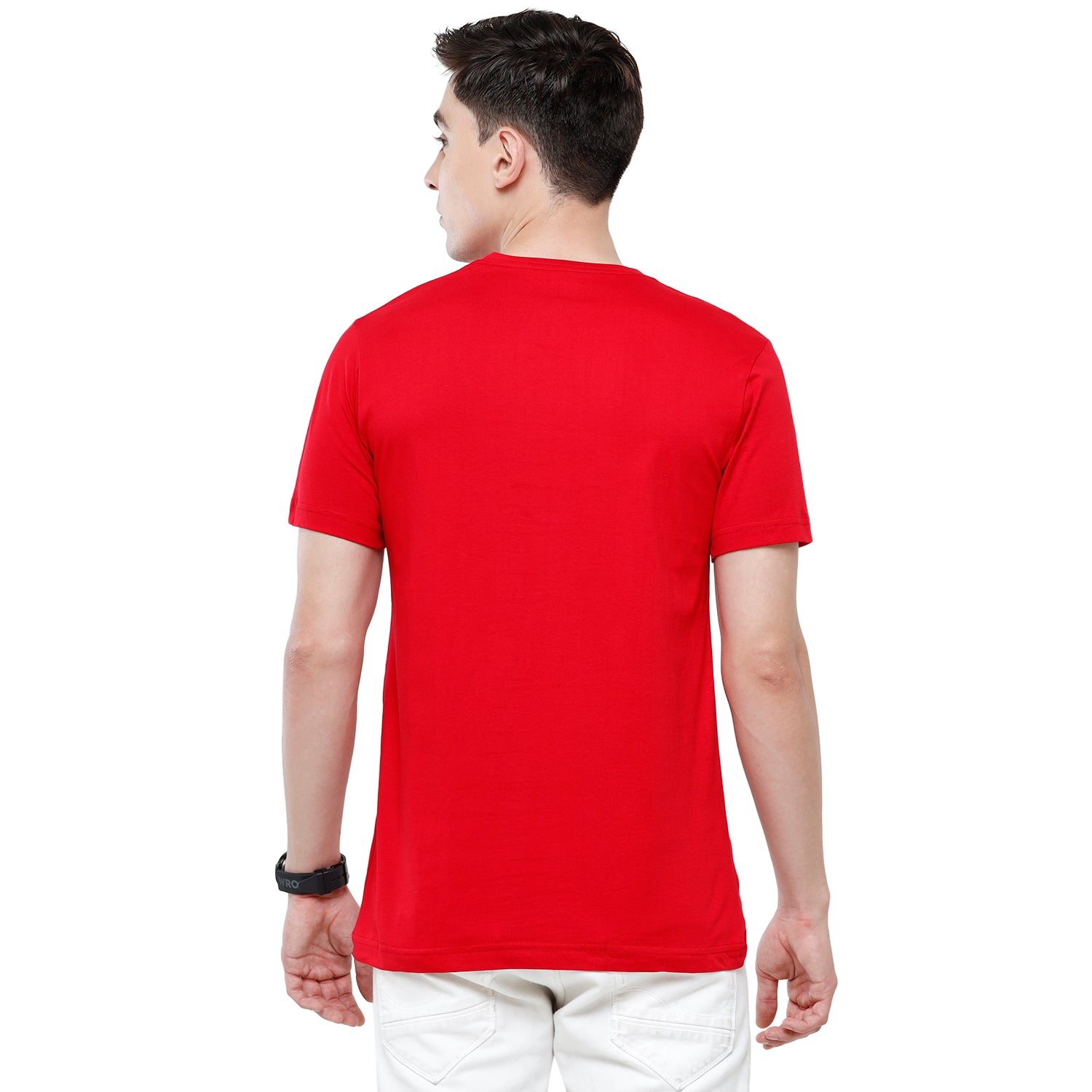 Classic polo Men's Basic Solid Single Jersey Crew Half Sleeve Slim Fit T-Shirt ( Trio Pack) - Ceres - 04 Classic Polo 