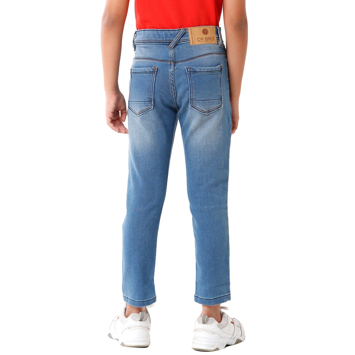 Classic Polo Bro Boys Solid Slim Fit Light Blue Color Denim Jeans - BBD S1 02A Jeans Classic Polo 