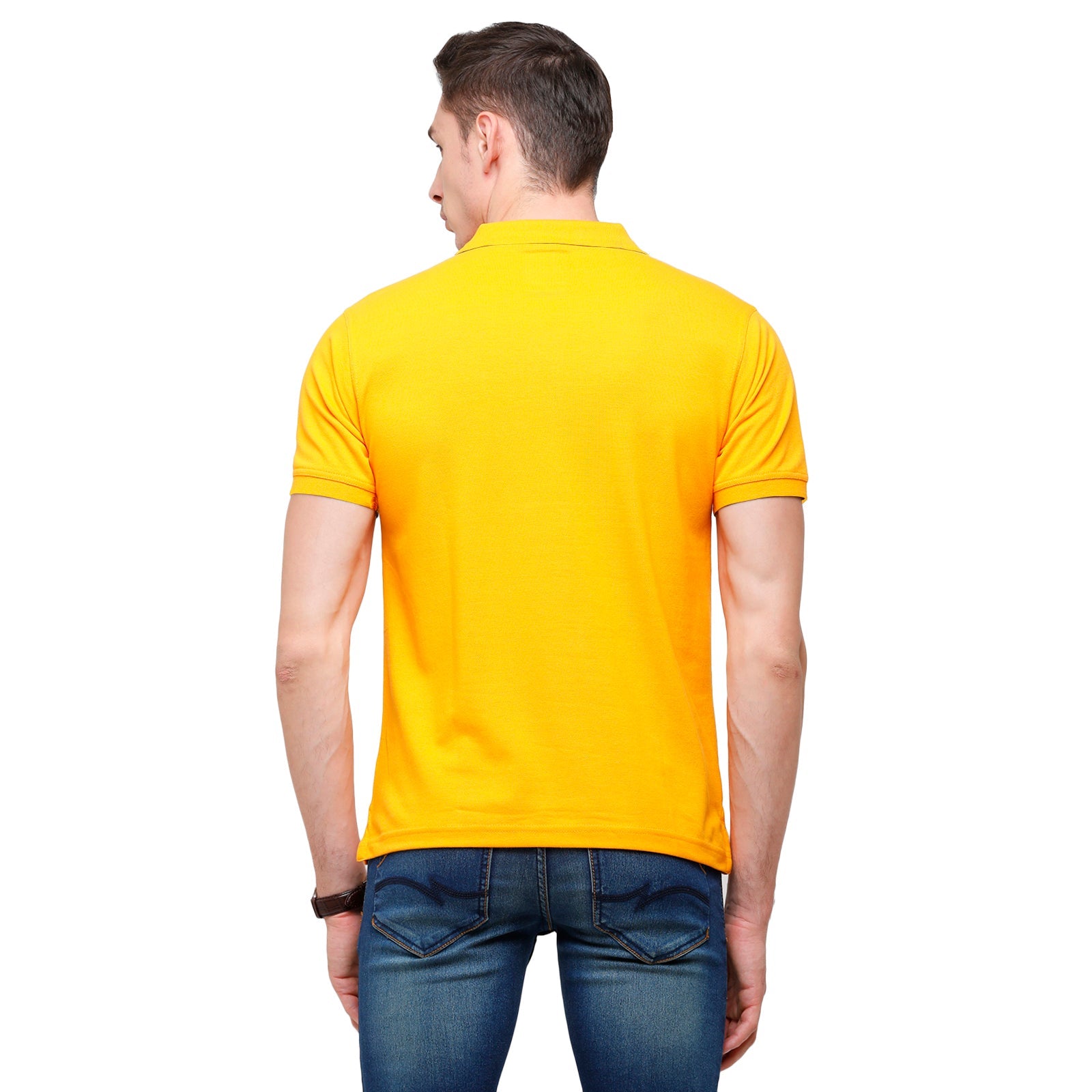 Men's Orange Polo Authentic Fit T-Shirt - SSN 213 T-shirt Classic Polo 