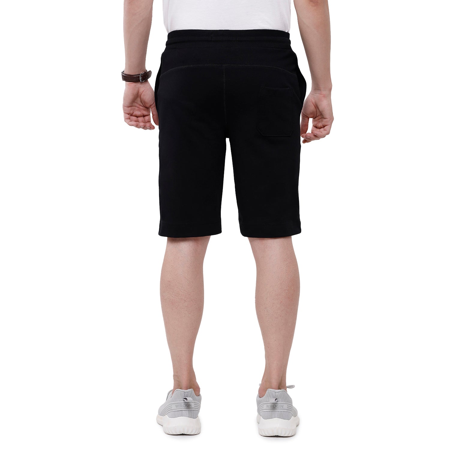 Classic Polo Mens SolidSlim Fit Shorts (NOS-DYNA - E.BLACK) Classic Polo 