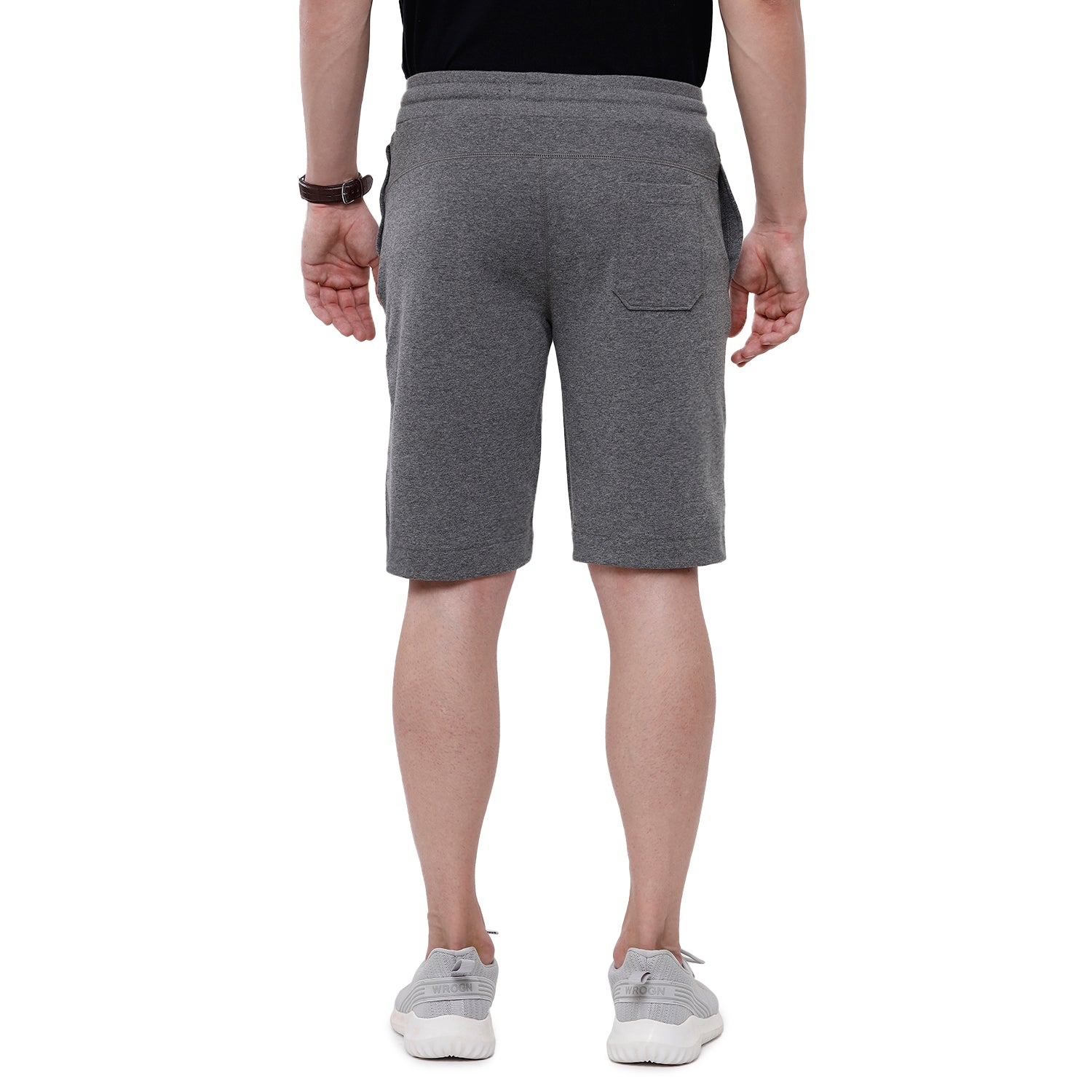 Classic Polo Mens Solid Slim Fit Shorts (NOS-DYNA - ANTHRA MEL) Classic Polo 