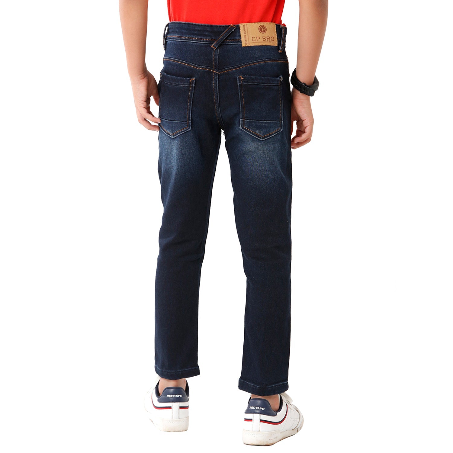 Classic Polo Bro Boys Cotton Solid Slim Fit Navy Blue Color Denim Jeans - BBD S1 02C Jeans Classic Polo 