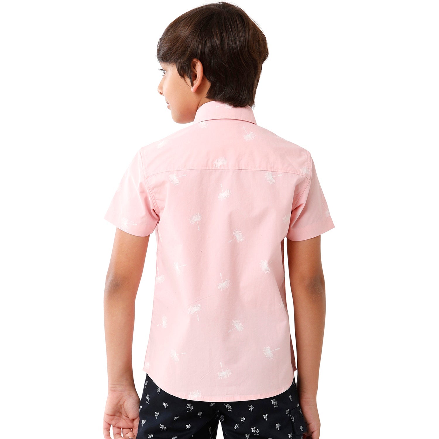 Classic Polo Bro Boys Printed Half Sleeve Slim Fit Pink Color Shirt - BBSH S2 04 B Shirts Classic Polo 