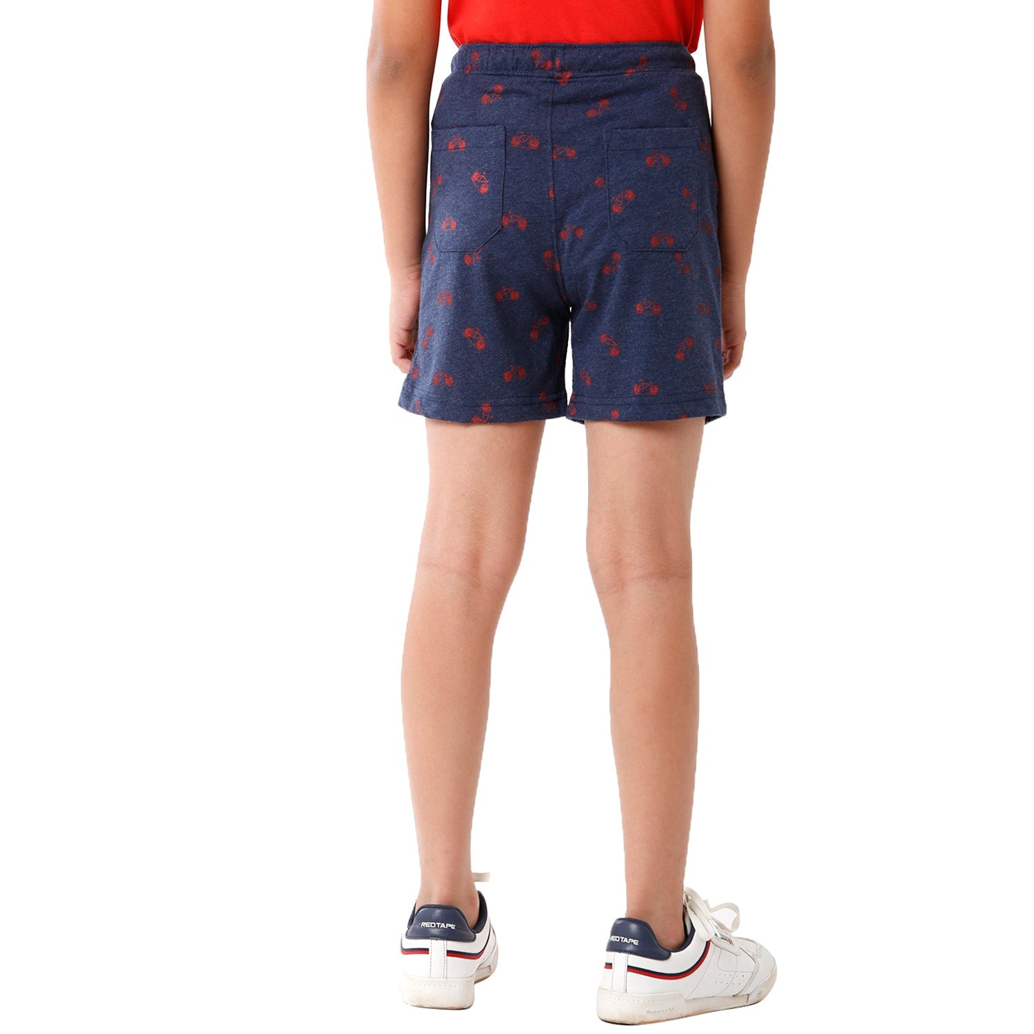 Classic Polo Bro Boys 100% Cotton Printed Slim Fit Blue Color Cotton Shorts - BBTS 03 A Shorts Classic Polo 