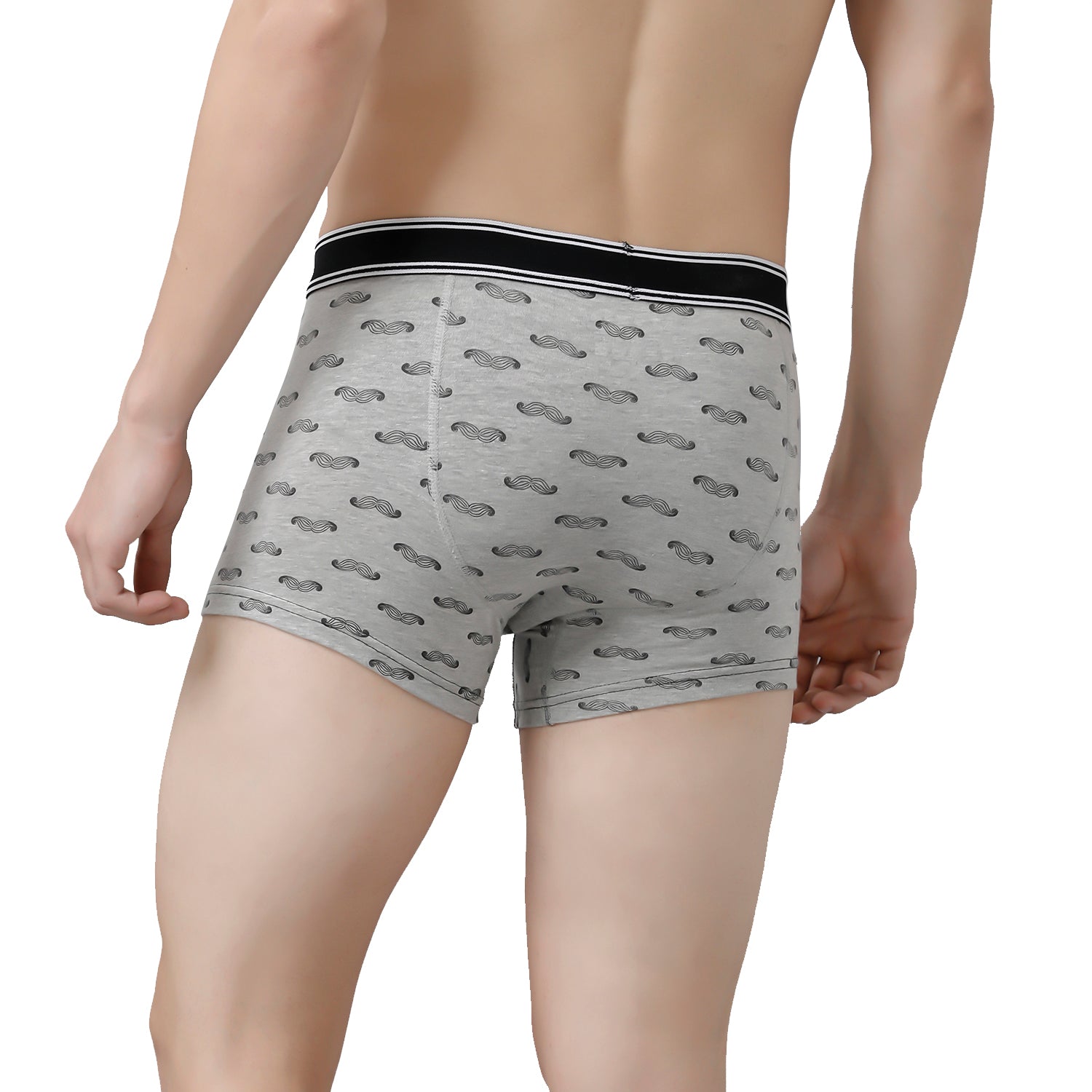 CP BRO Men's Printed Trunks with Exposed Waistband Value Pack - Multicolor (Pack of 3)