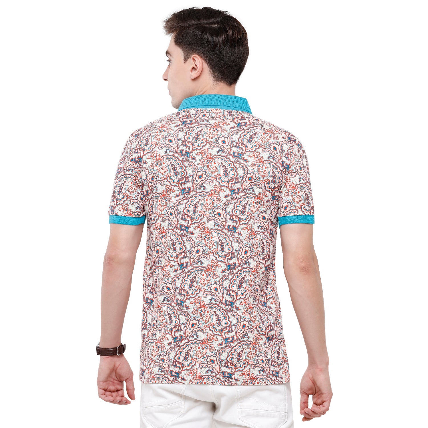 Swiss Club Mens Printed Half Sleeve Slim Fit T-Shirt (STAG - 205 B SF P) T-shirt Swiss Club 