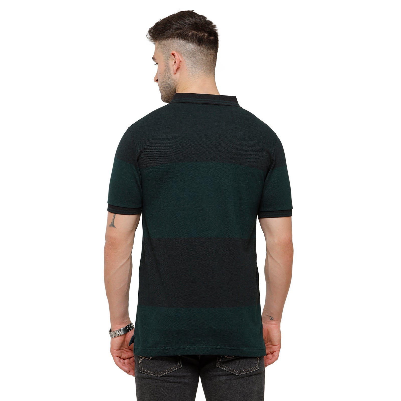 Classic Polo Mens Stripes Half Sleeve Slim Fit T-Shirt ADORE - 162 A T-shirt Classic Polo 