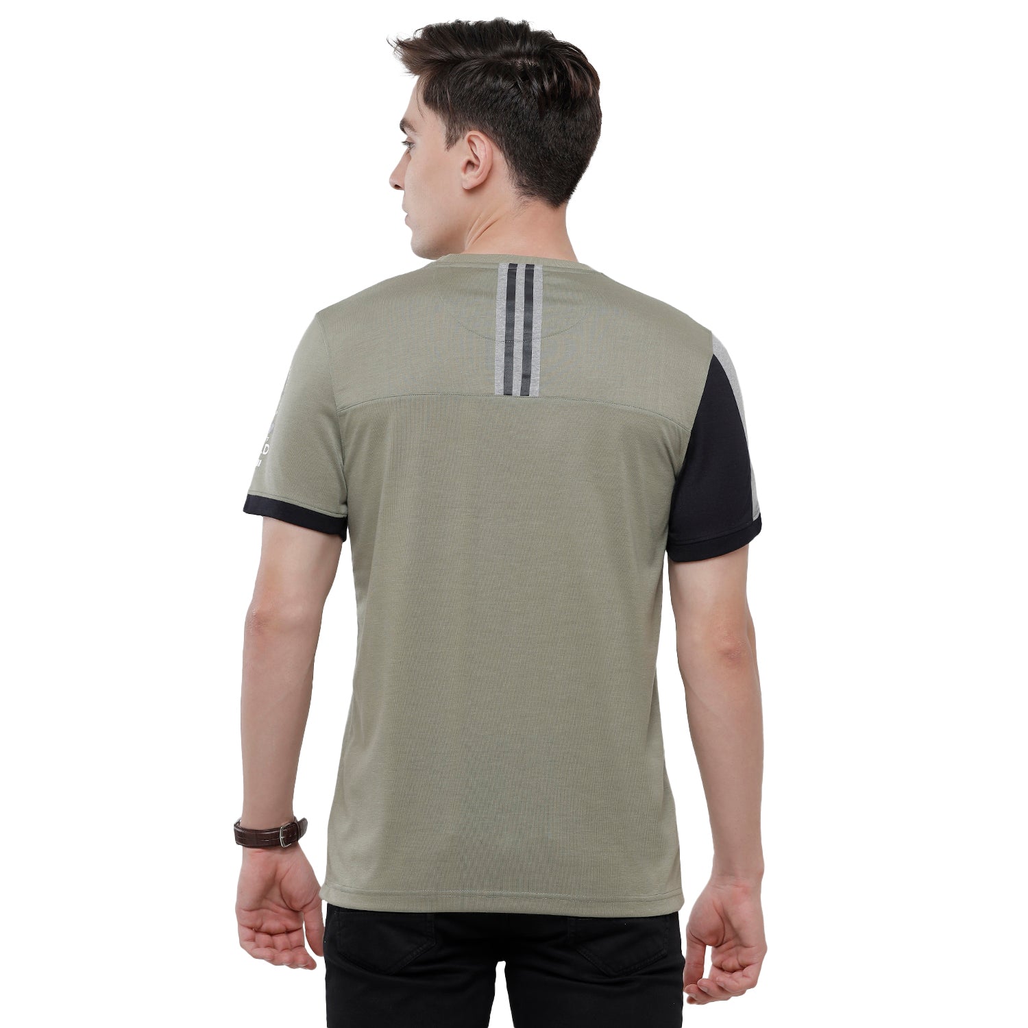 Swiss Club Mens Color Block Half Sleeve Slim Fit T-Shirt (CUB - 41 B SF C) T-shirt Swiss Club 