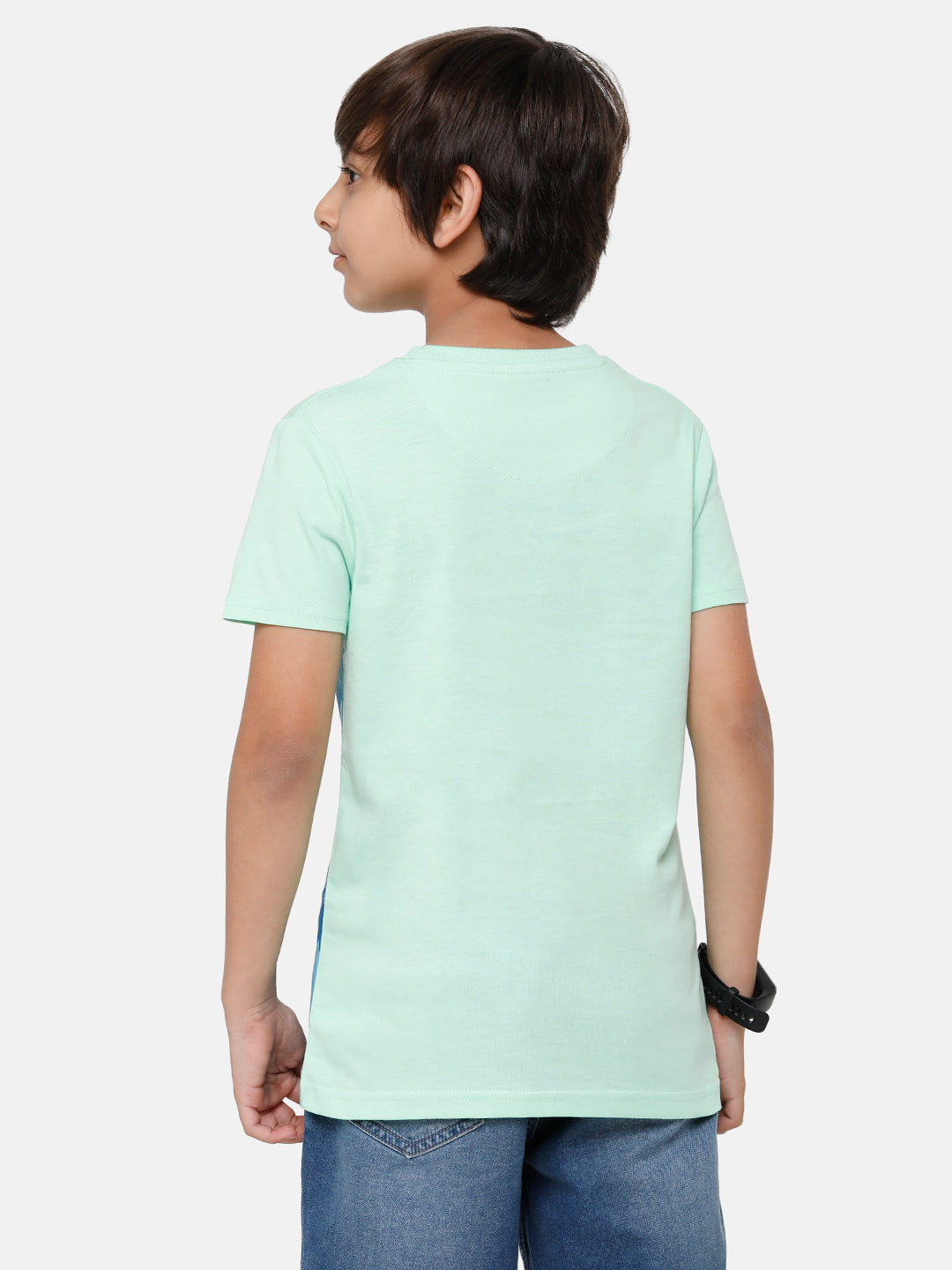 CP Boys White Slim Fit Round Neck T-Shirt T-shirt Classic Polo 