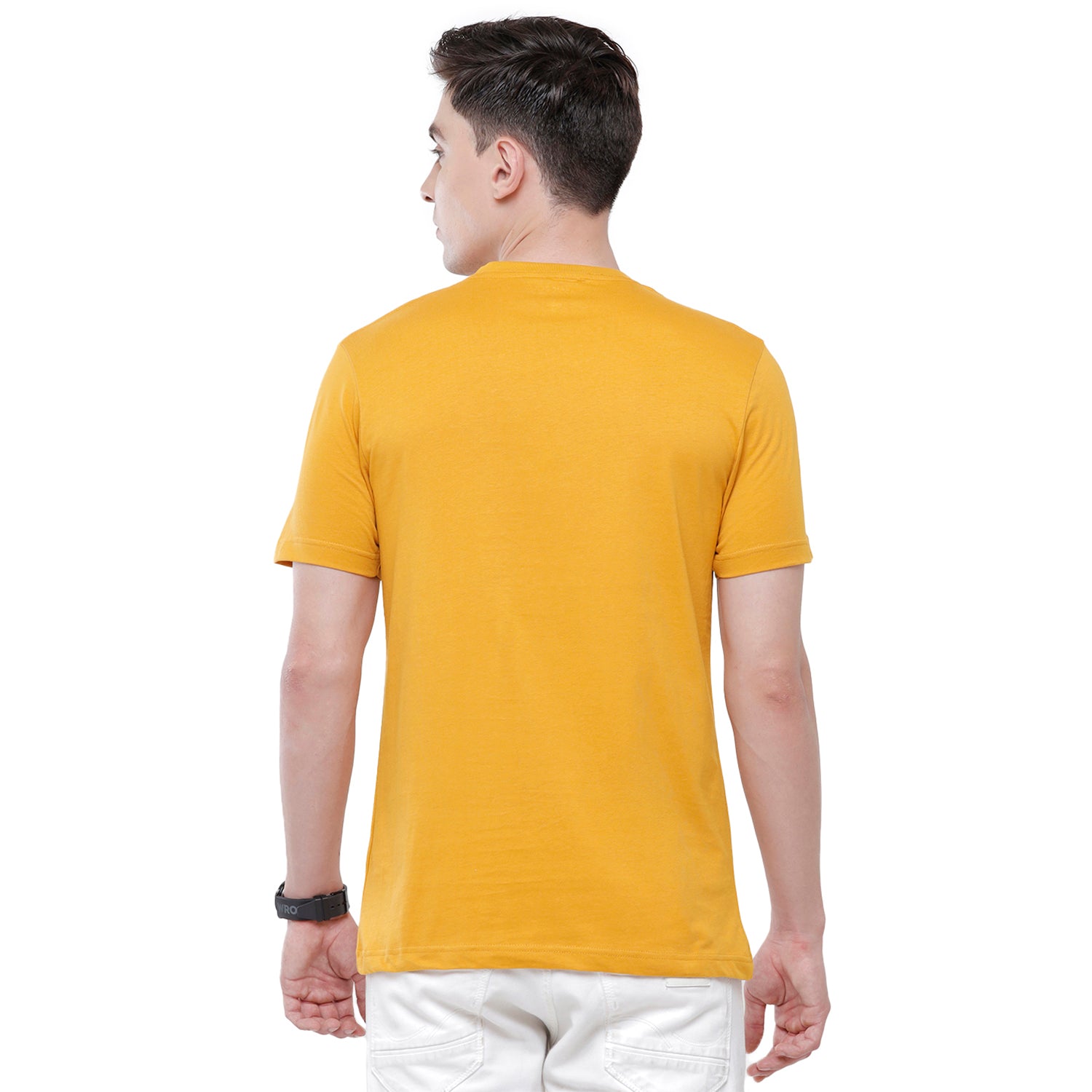 Classic polo Men's Basic Solid Single Jersey Crew Half Sleeve Slim Fit T-Shirt ( Trio Pack) - Ceres - 03 Classic Polo 