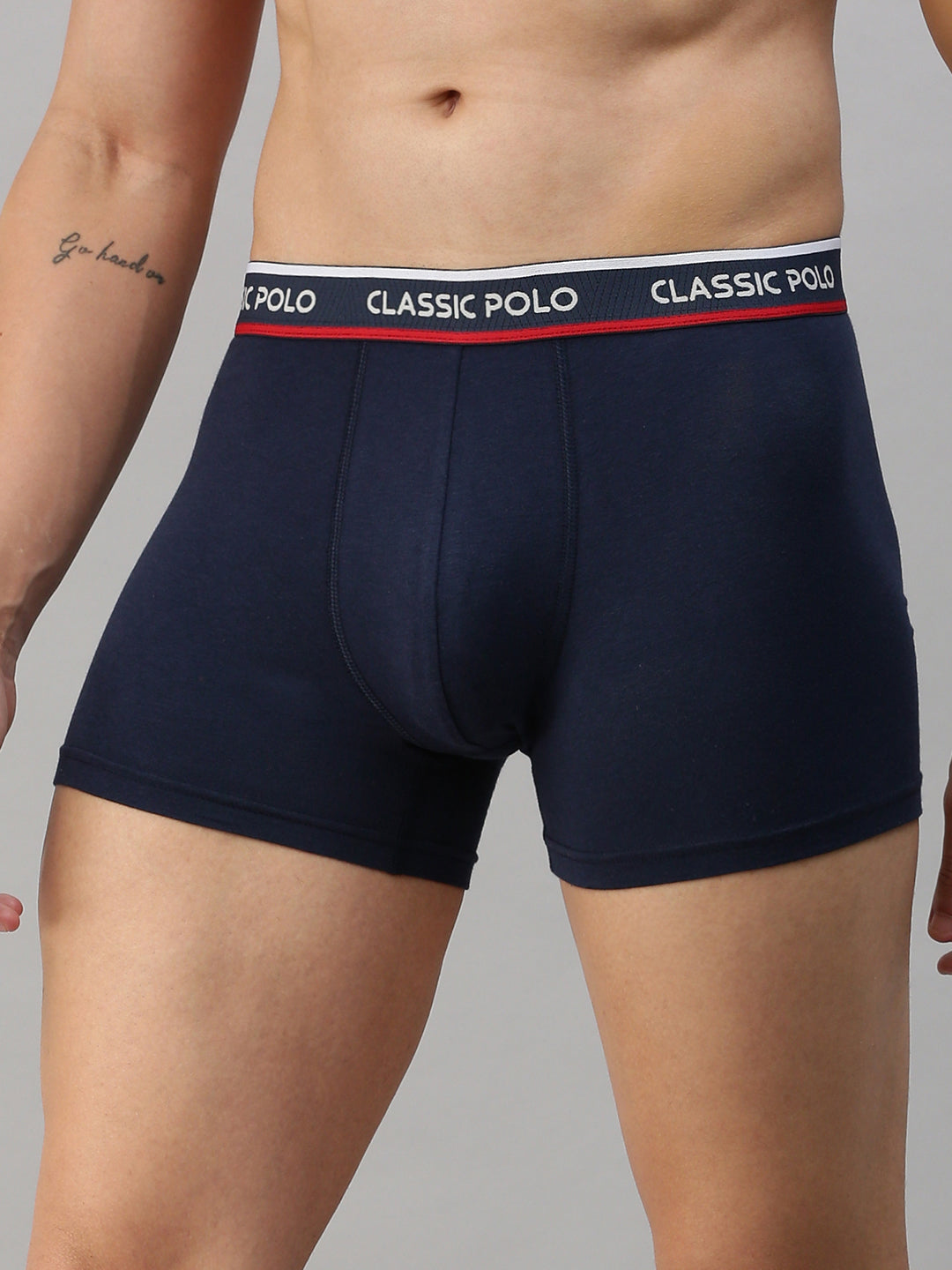 Classic Polo Men's Modal Solid Trunk | Glance - Blue