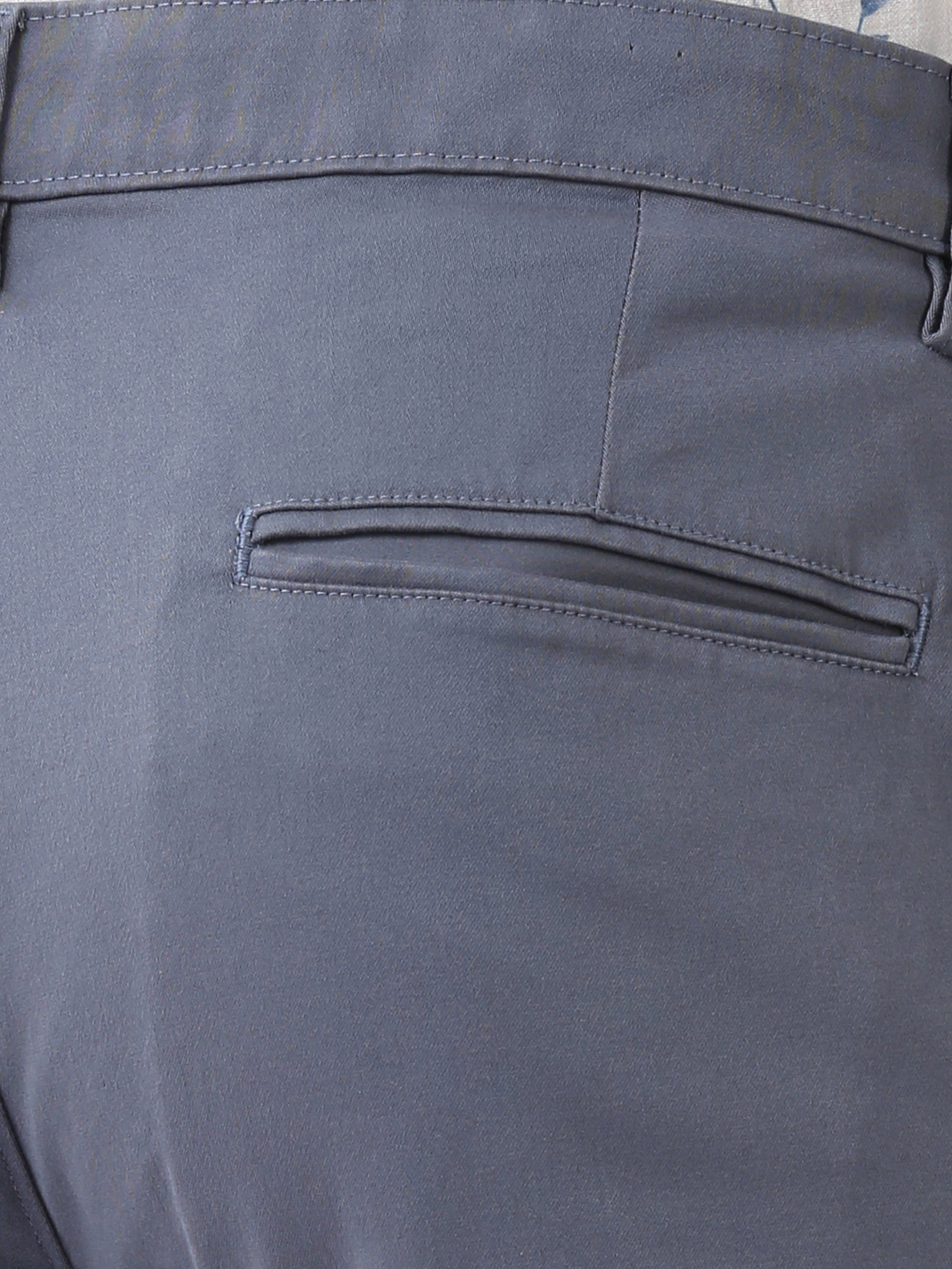 Classic Polo Mens Cotton Solid Moderate Fit Blue Color Trouser | TO2-05 A-BLU-MF-LY