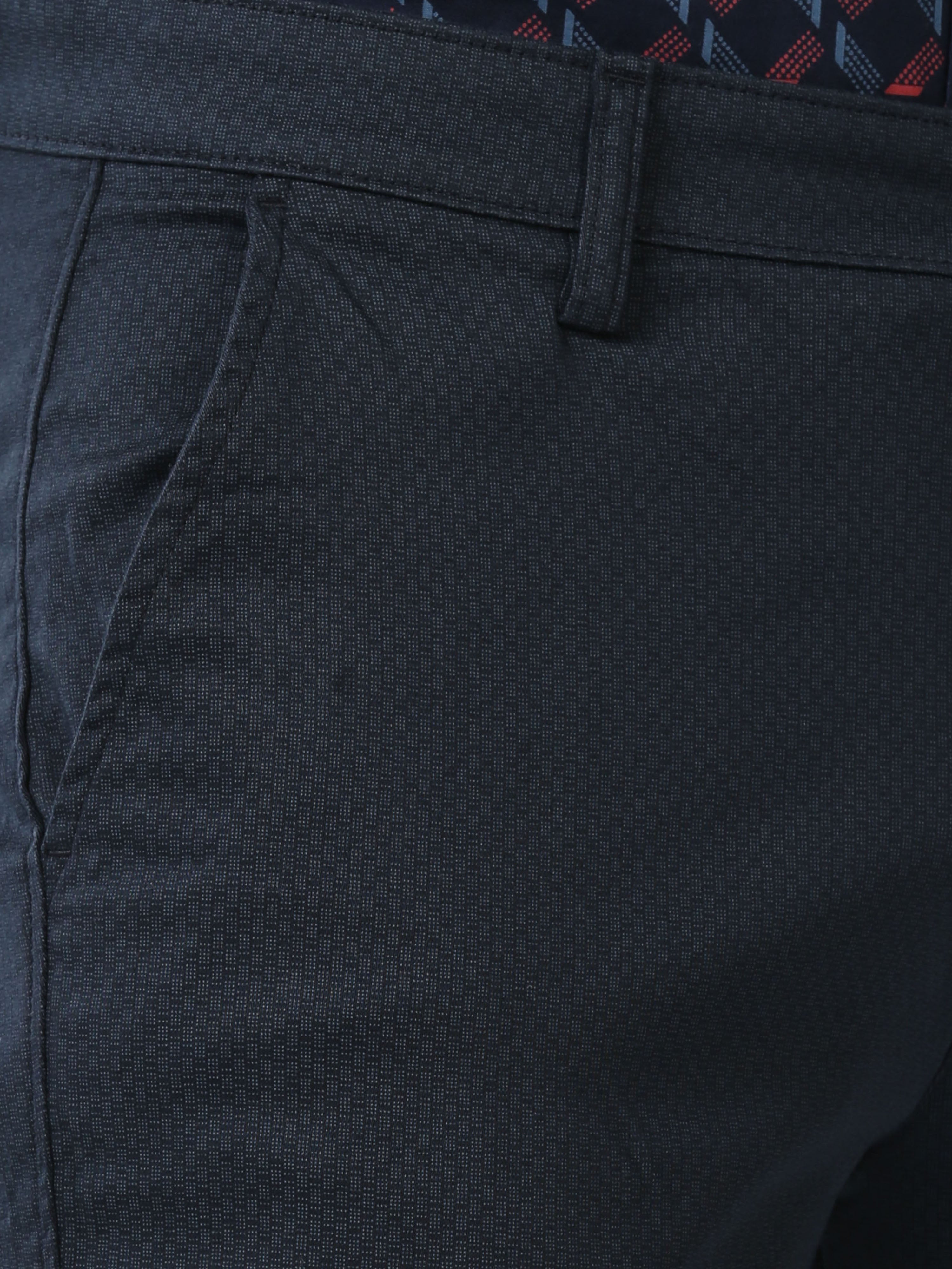 Classic Polo Mens Cotton Printed Chiesel Fit Navy Blue Color Trouser | TBO2-25 B-NVY-CF-LY