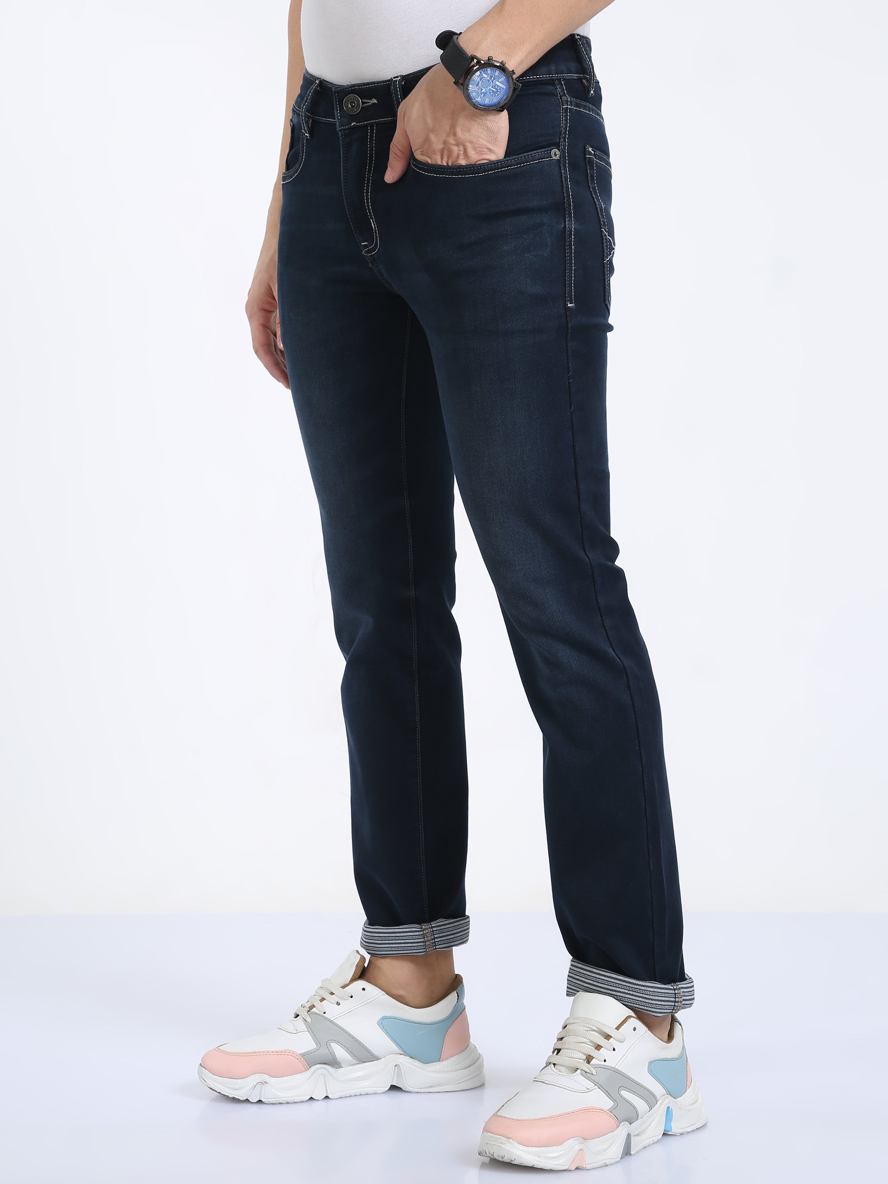 Classic Polo Men's Slim Fit Cotton Denim | CPDO2-34 DNVY-SF-LY