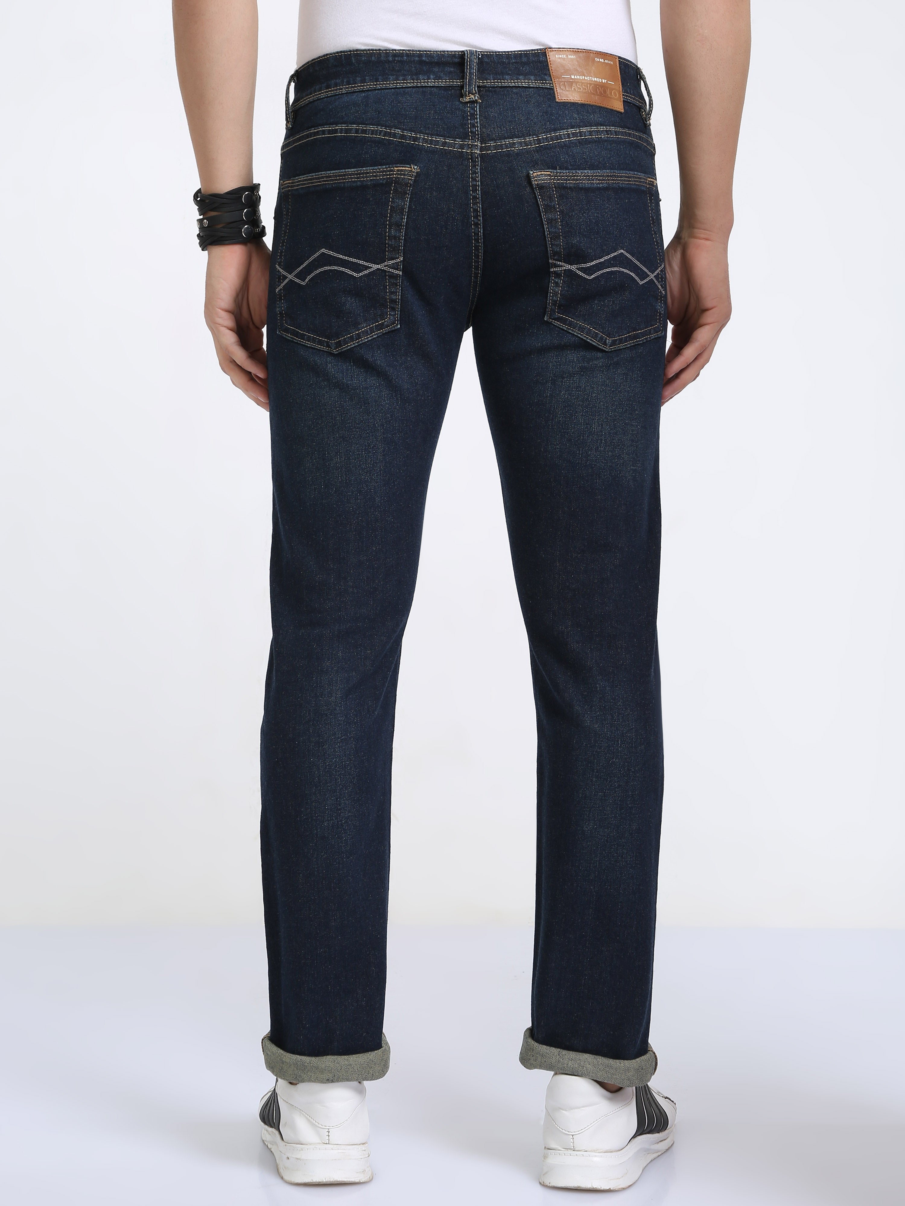 Classic Polo Men's Slim Fit Cotton Denim | CPDO2-29 NVY-SF-LY