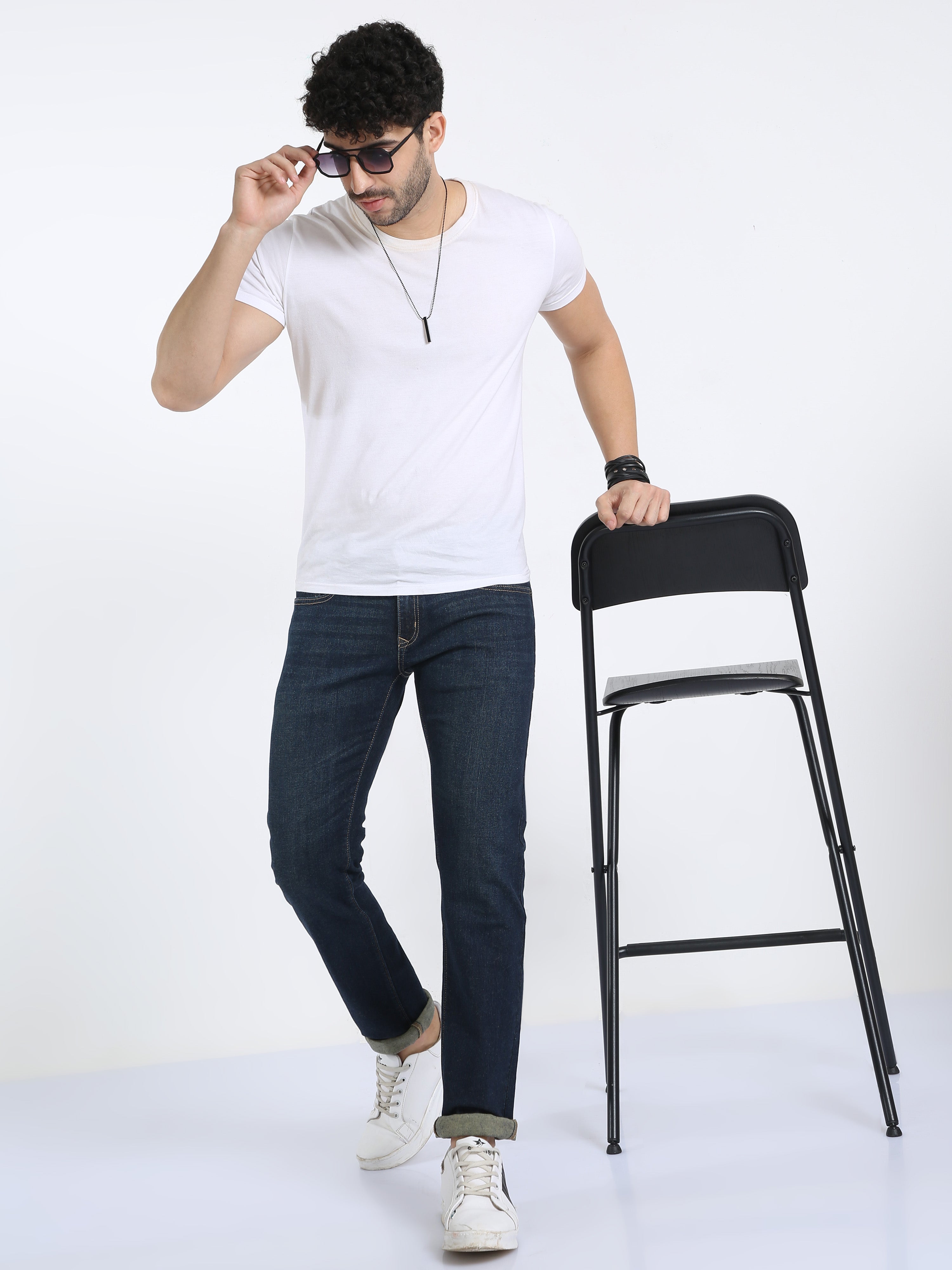 Classic Polo Men's Slim Fit Cotton Denim | CPDO2-29 NVY-SF-LY