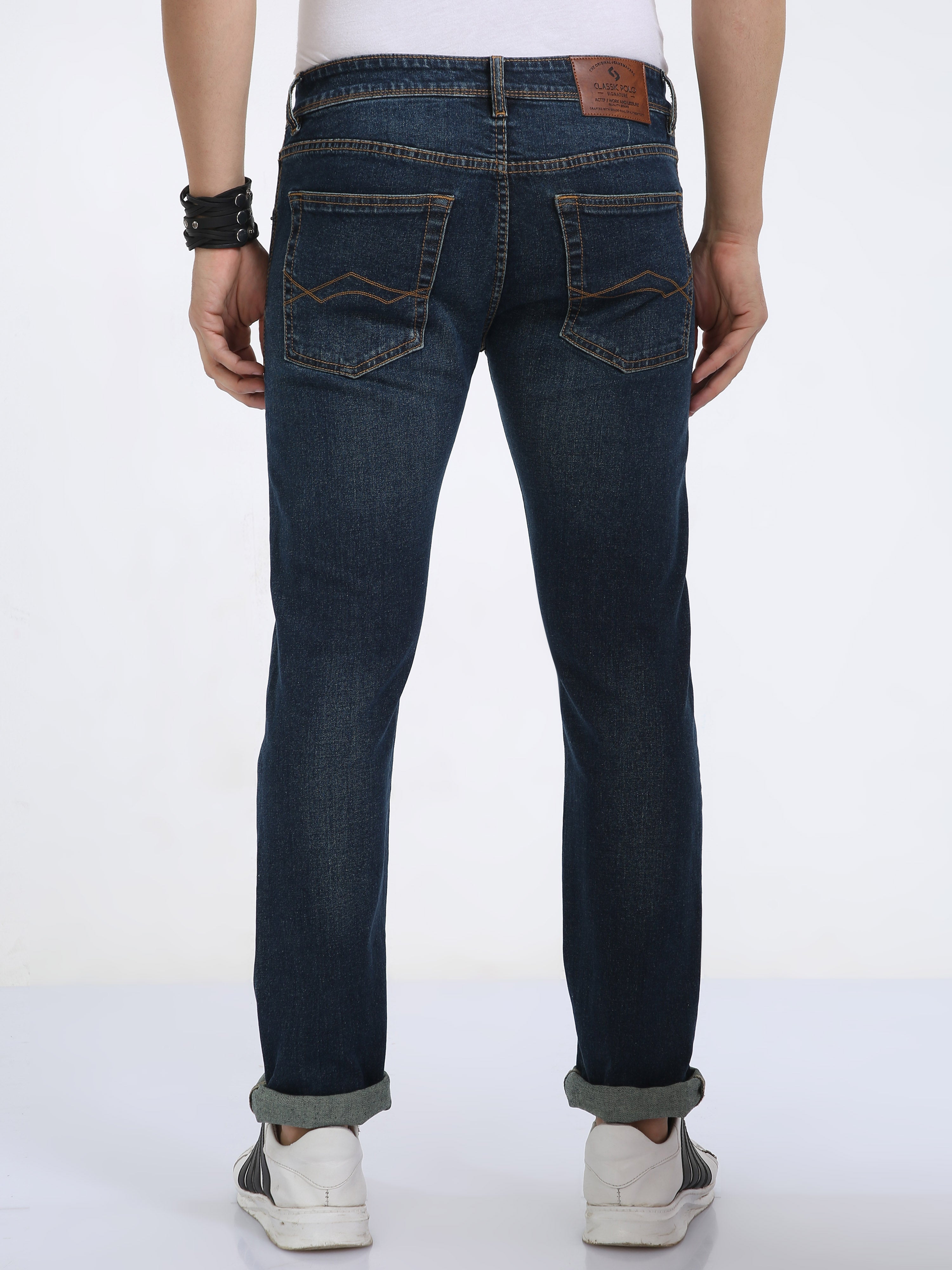 Classic Polo Men's Slim Fit Cotton Denim | CPDO2-20 BLU-SF-LY