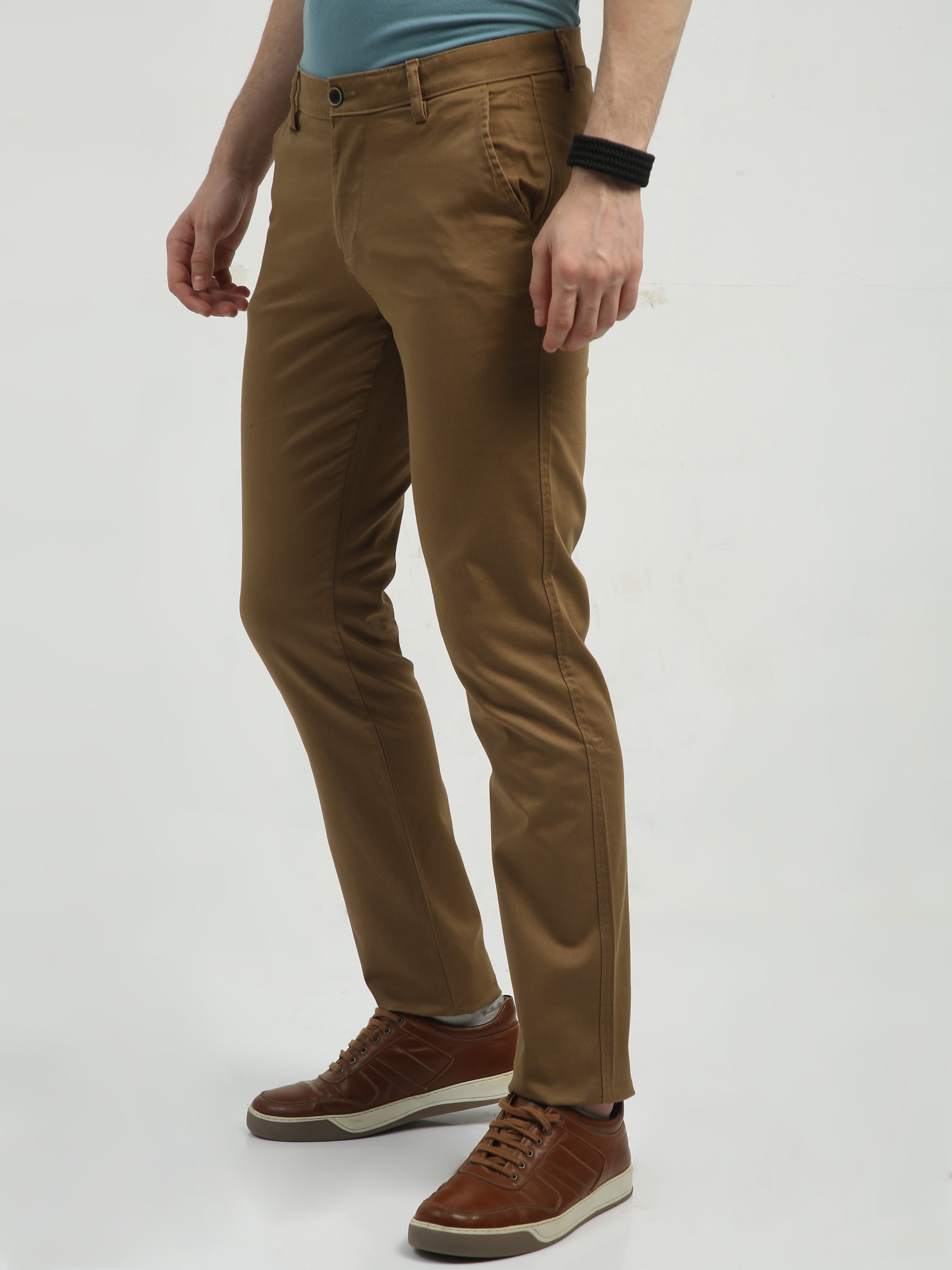 Classic Polo Men's   Chiseled Fit Cotton Trousers | TBO2-29 B-DKHA-CF-LY