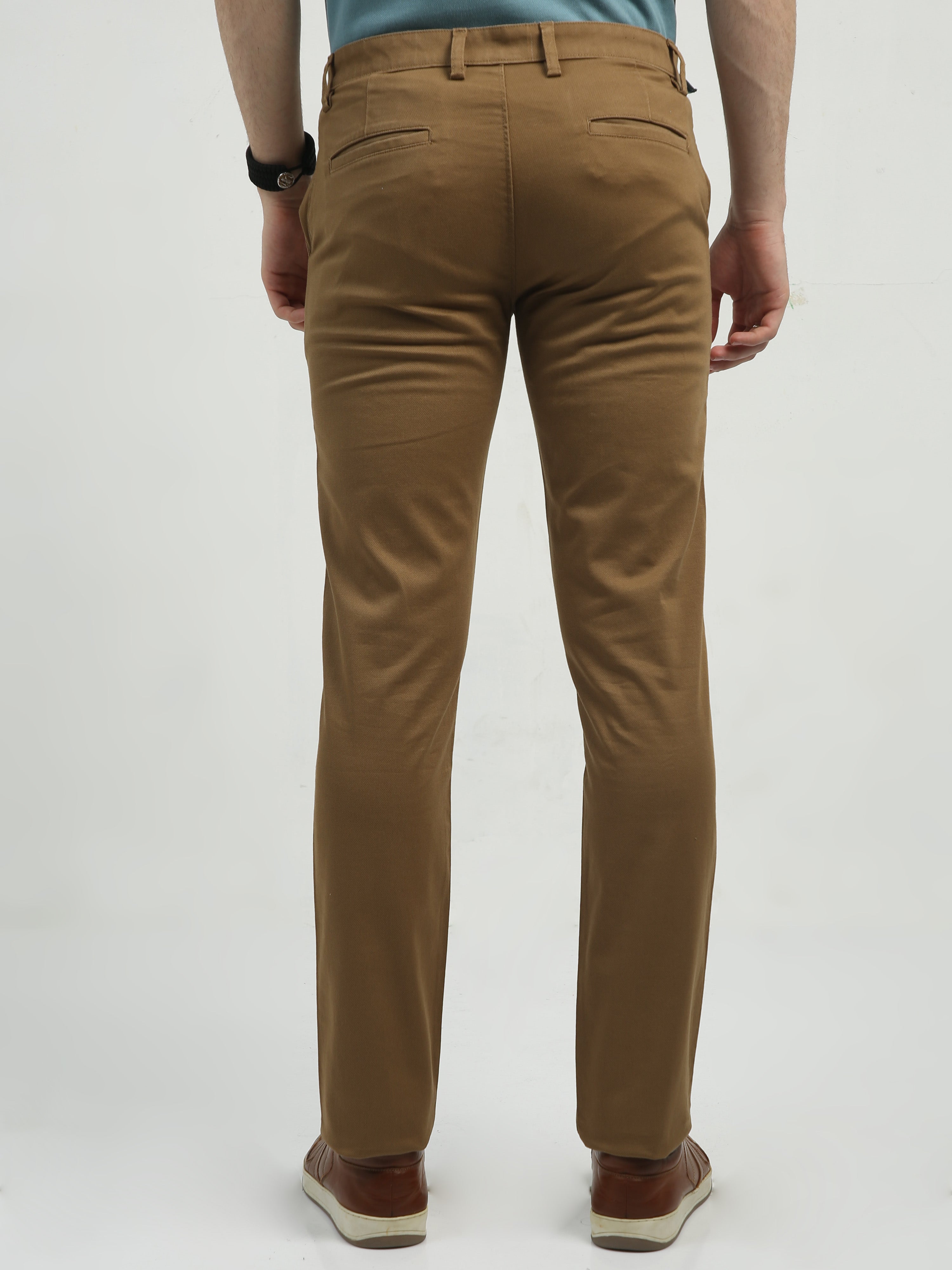 Classic Polo Men's   Chiseled Fit Cotton Trousers | TBO2-29 B-DKHA-CF-LY