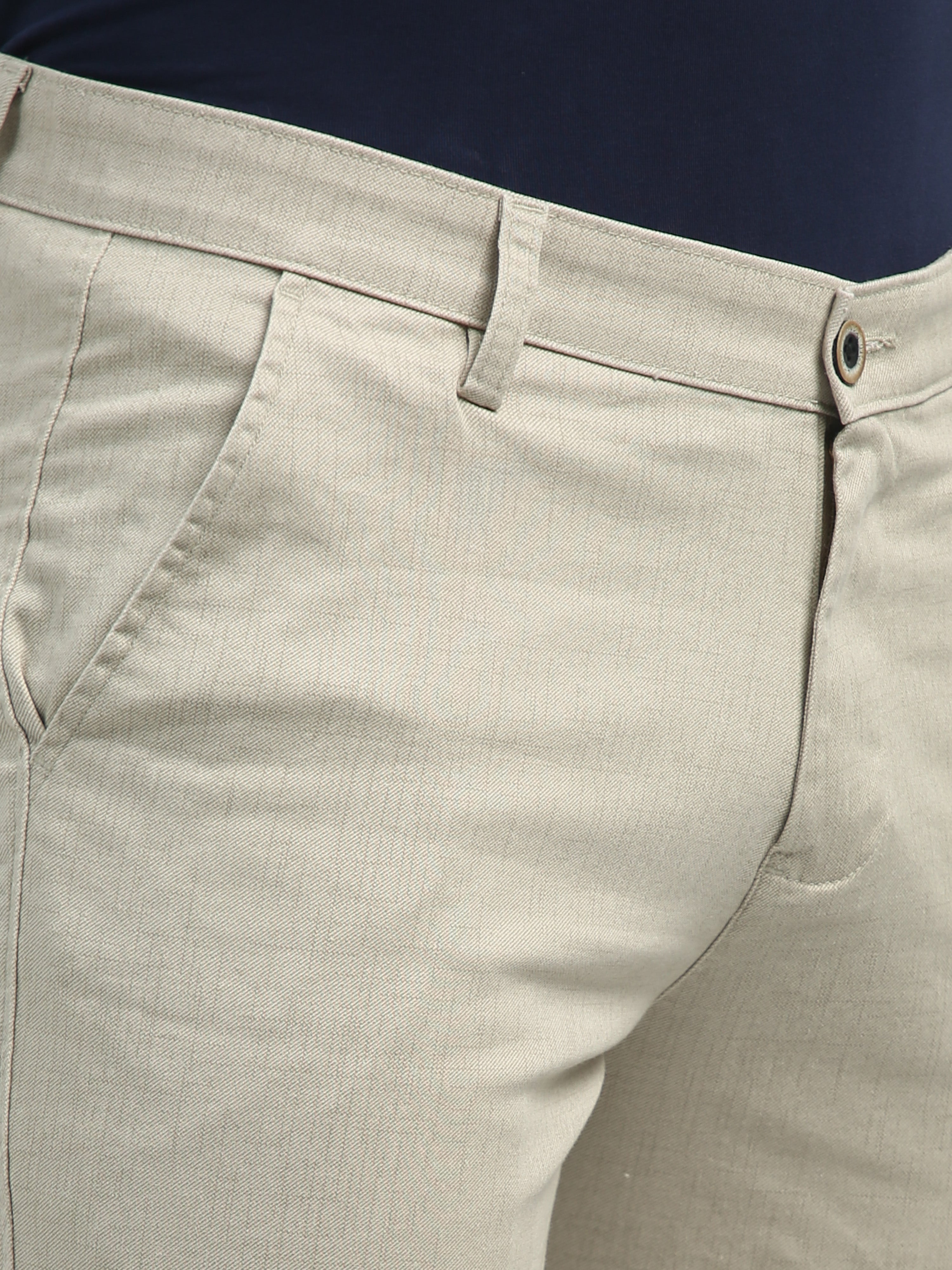 Classic Polo Men's   Chiseled Fit Cotton Trousers | TBO2-30 C-BEG-CF-LY