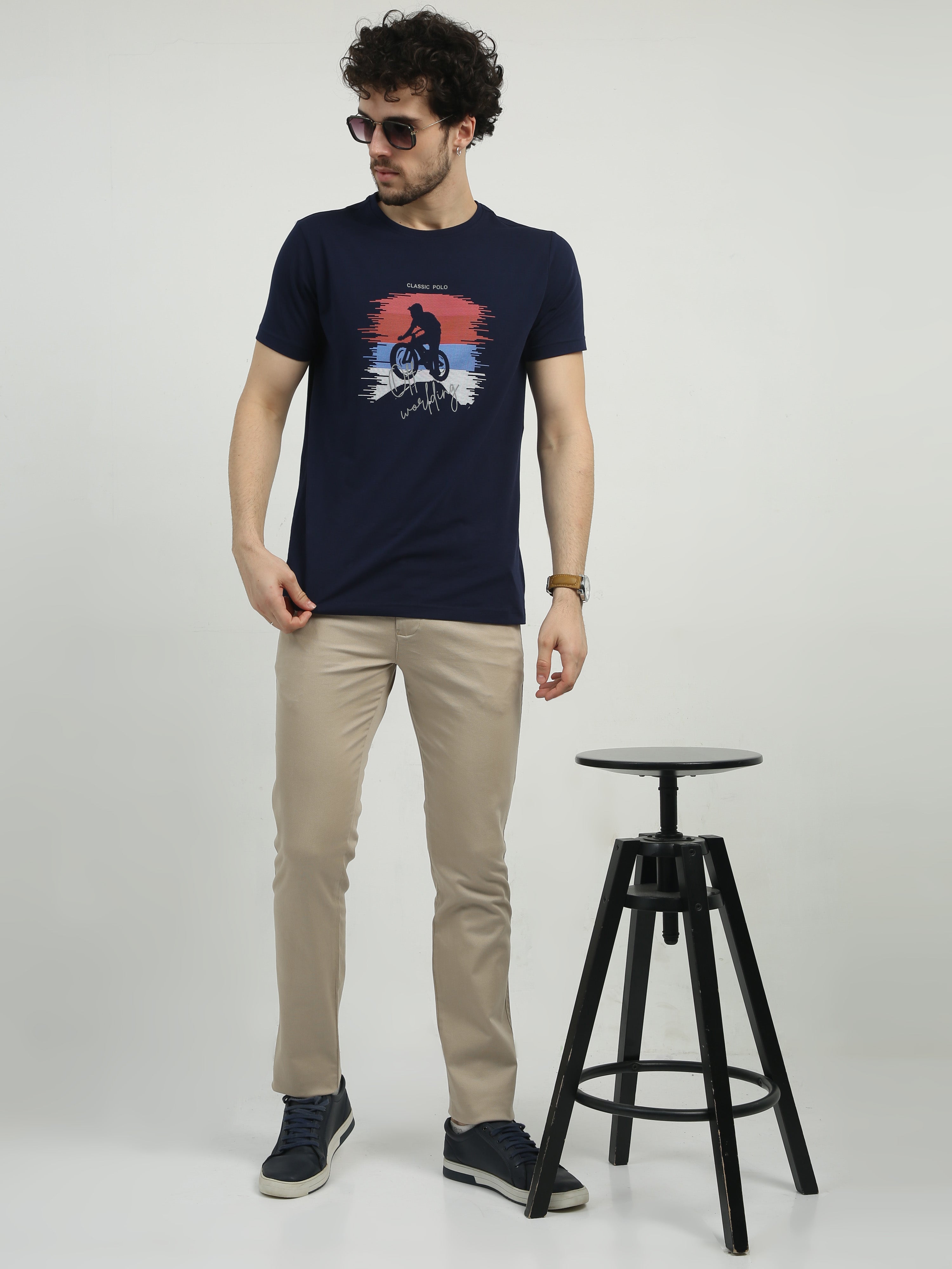 Classic Polo Men's   Chiseled Fit Cotton Trousers | TBO2-29 A-FAW-CF-LY