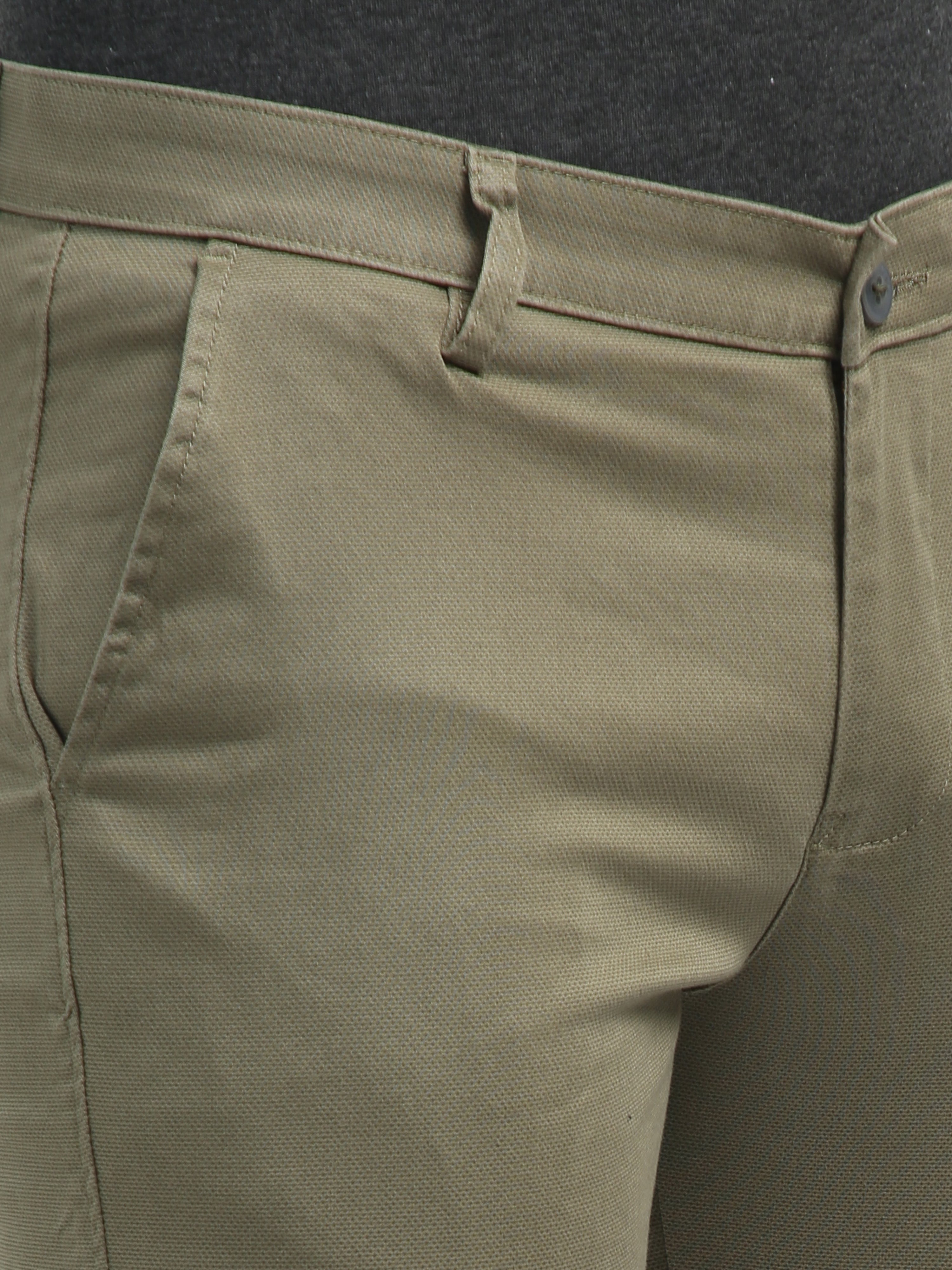 Classic Polo Men's   Chiseled Fit Cotton Trousers | TBO2-29 C-OLV-CF-LY