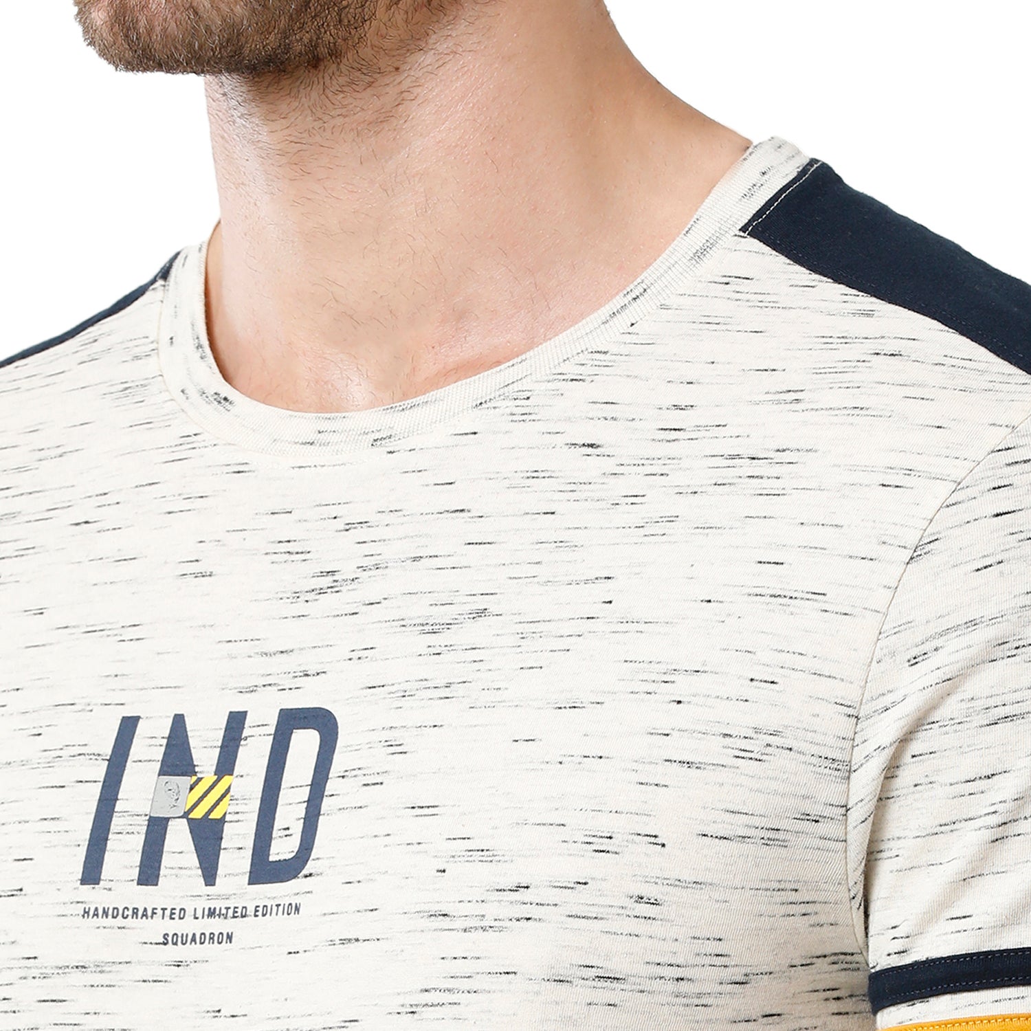 Swiss Club Men's Crew Neck Half Sleeve Light Grey Slim Fit Enriched Cotton T-shirt - CUB - 43 B SF C T-shirt Swiss Club 