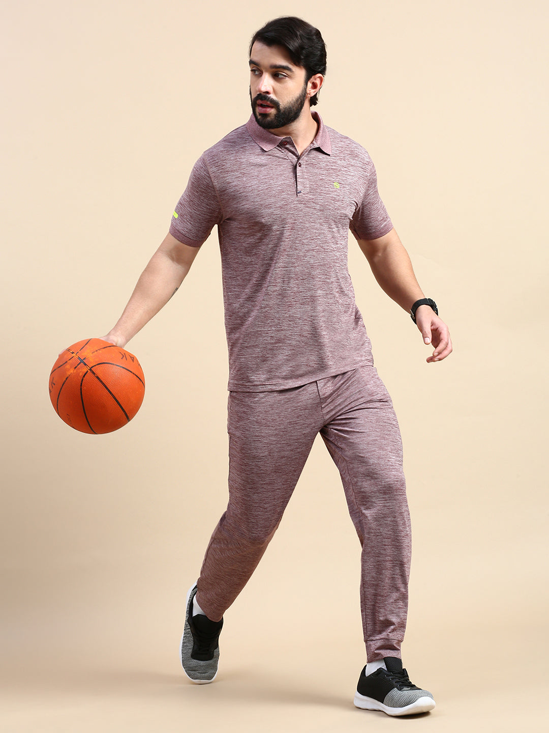 Classic Polo Men's Bottom Polyester Brown Slim Fit Active Wear Track Pants | GEN-X-TP-03 A