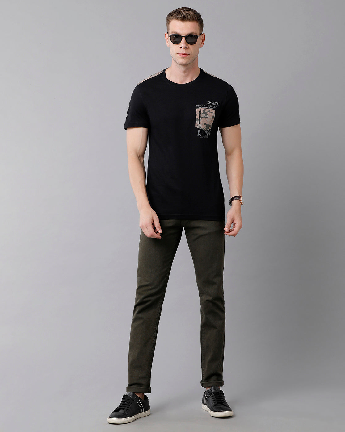 Classic Polo Men's Cotton Solid Slim Fit Green Color Denim | Cpodn2-01 E