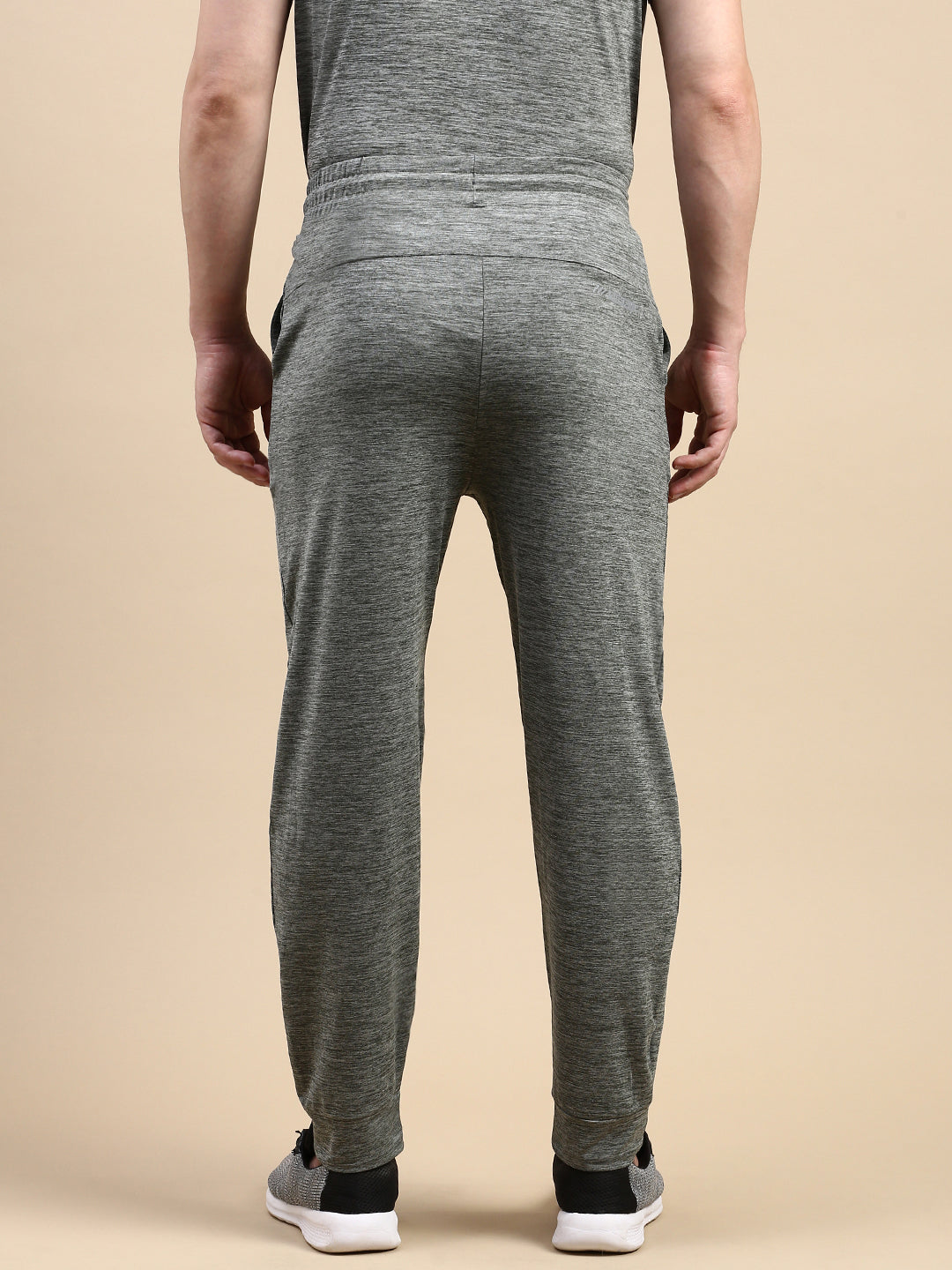Classic Polo Men's Polyster Grey Slim Fit Active Wear Trackpant