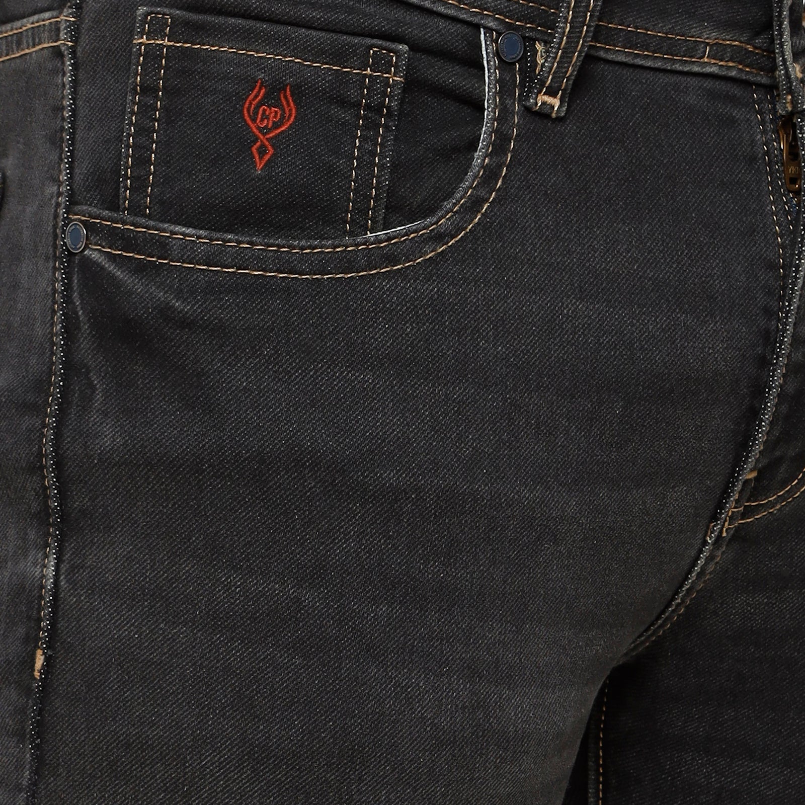 Classic Polo Mens Solid Cotton Blended Dark Grey Denim ( CPDM2-01L-DGR-SL-LY ) Jeans Classic Polo 