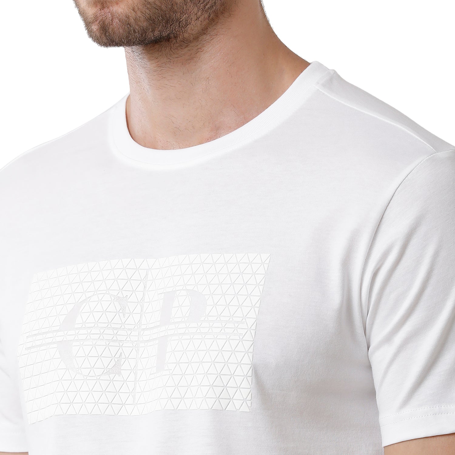 Men's White Color Half Sleeve Round Neck Solid T Shirt - BALENO - 410 B SF C T-shirt Classic Polo 