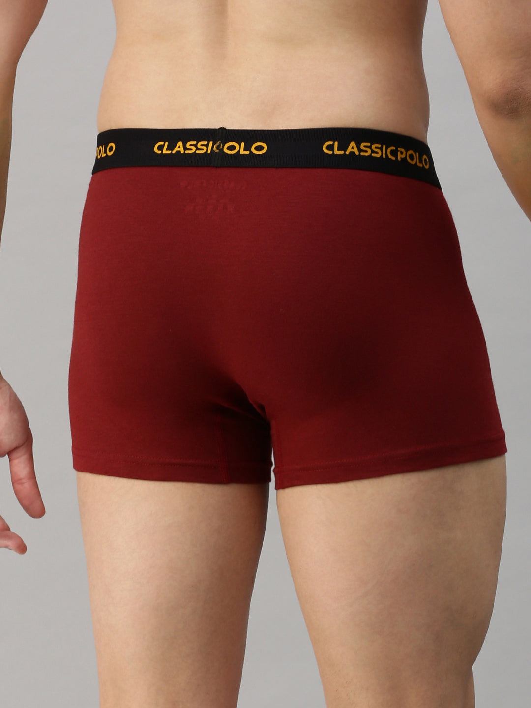 Classic Polo Men's Modal Solid Trunk | Glance - Maroon