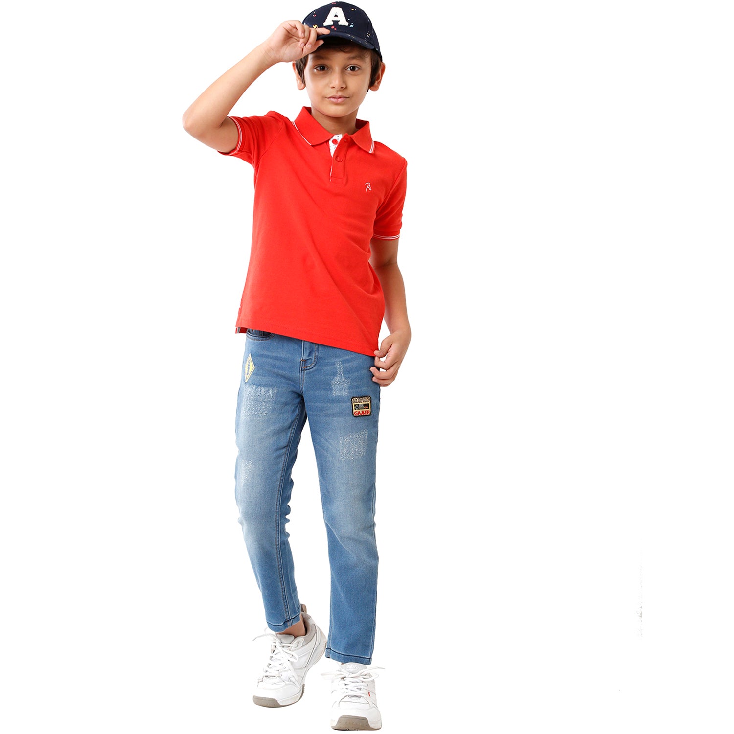 Classic Polo Bro Boys Solid Slim Fit Light Blue Color Denim Jeans - BBD S1 02A Jeans Classic Polo 