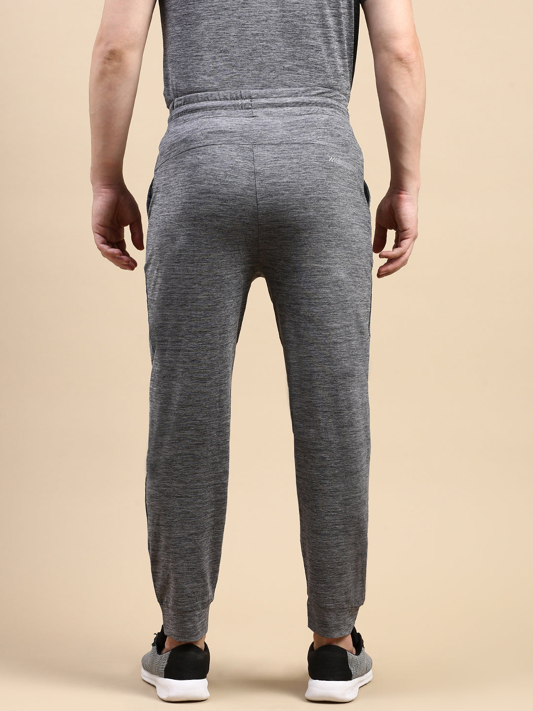 Classic Polo Men's Polyster Dark Grey Slim Fit Active Wear Trackpant