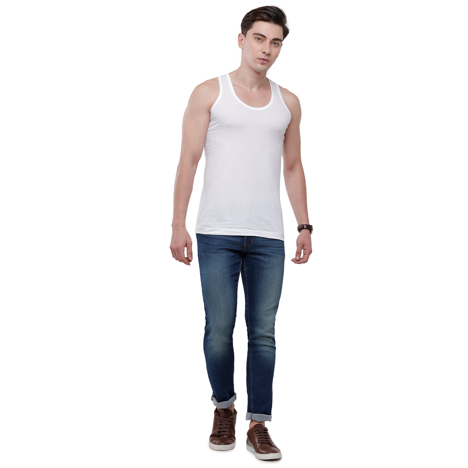 Classic Polo Mens SolidSlim Fit Vest (NOS-MAESTRO-RN - 3 PCS) Classic Polo 