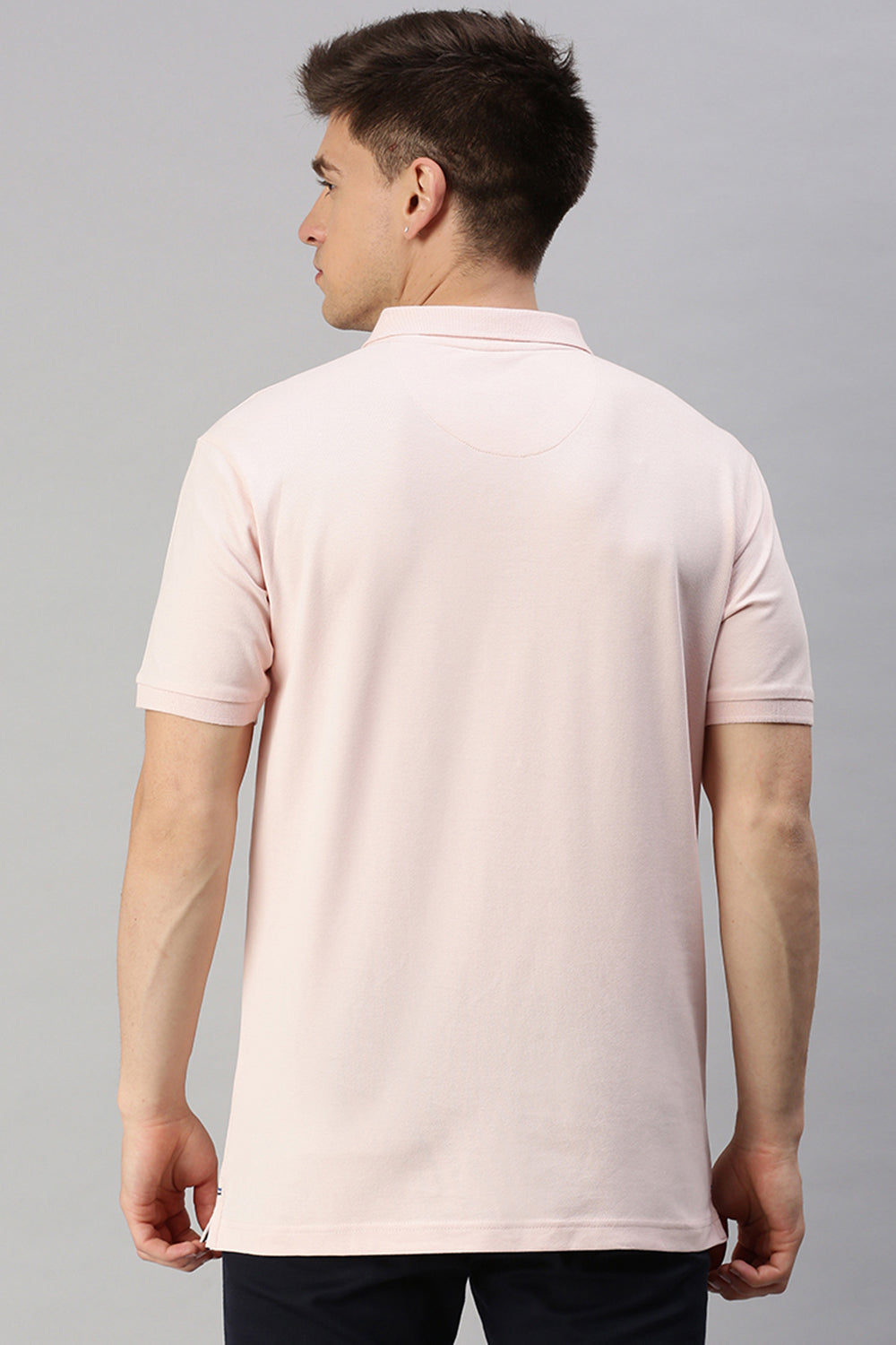 Classic Polo Men's Cotton Half Sleeve Solid Slim Fit Polo Neck Orange Color T-Shirt | Prm - 743 B