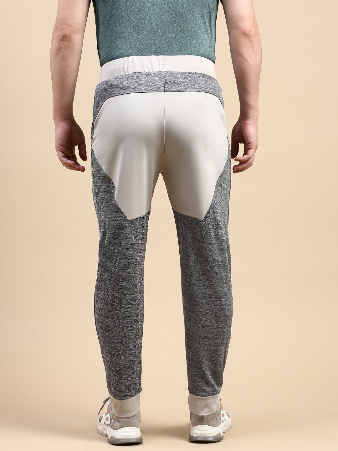 Classic Polo Men's Polyster Grey Slim Fit Active Wear Trackpant