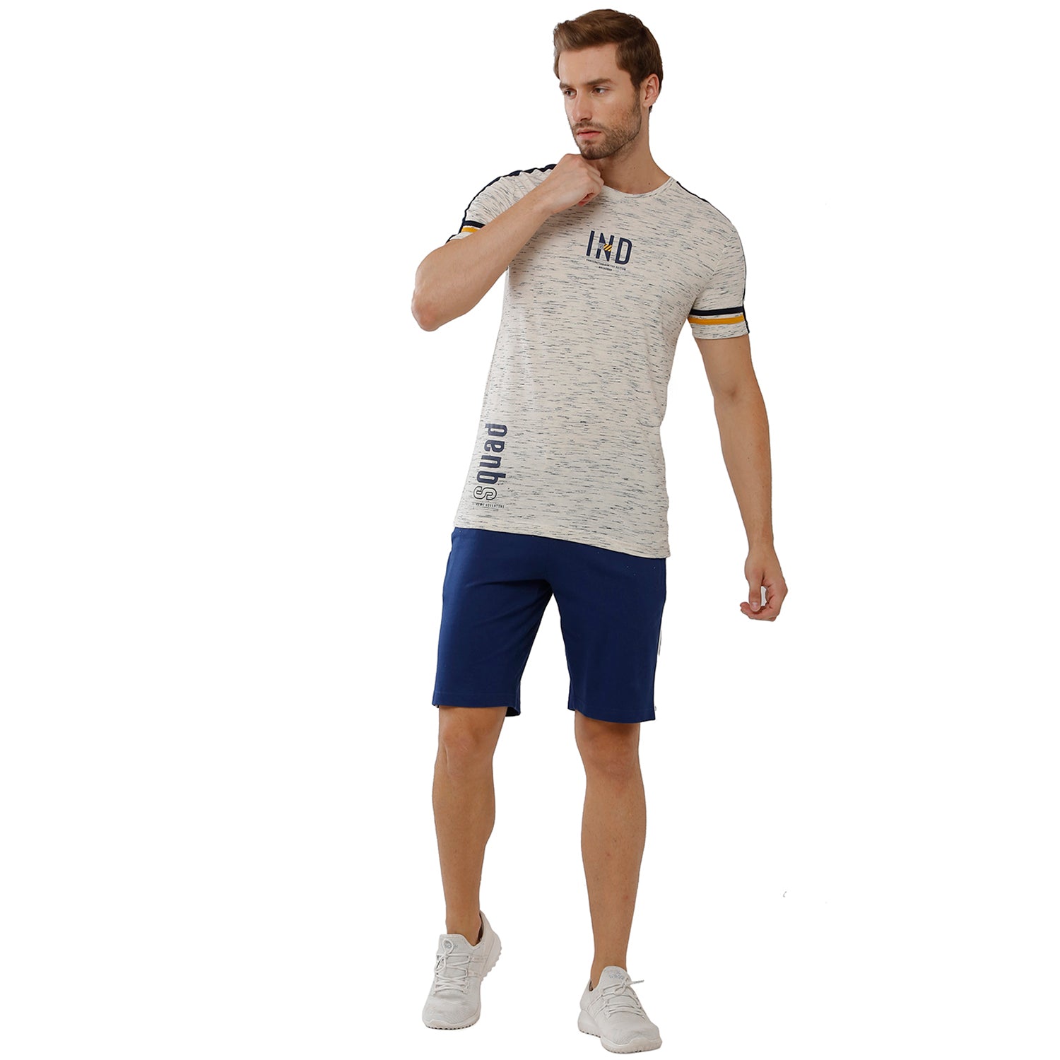 Classic Polo Bro Mens Graphic Print Slim Fit Crew Neck T-Shirt -Bcrn 463 B T-shirt Classic Polo 