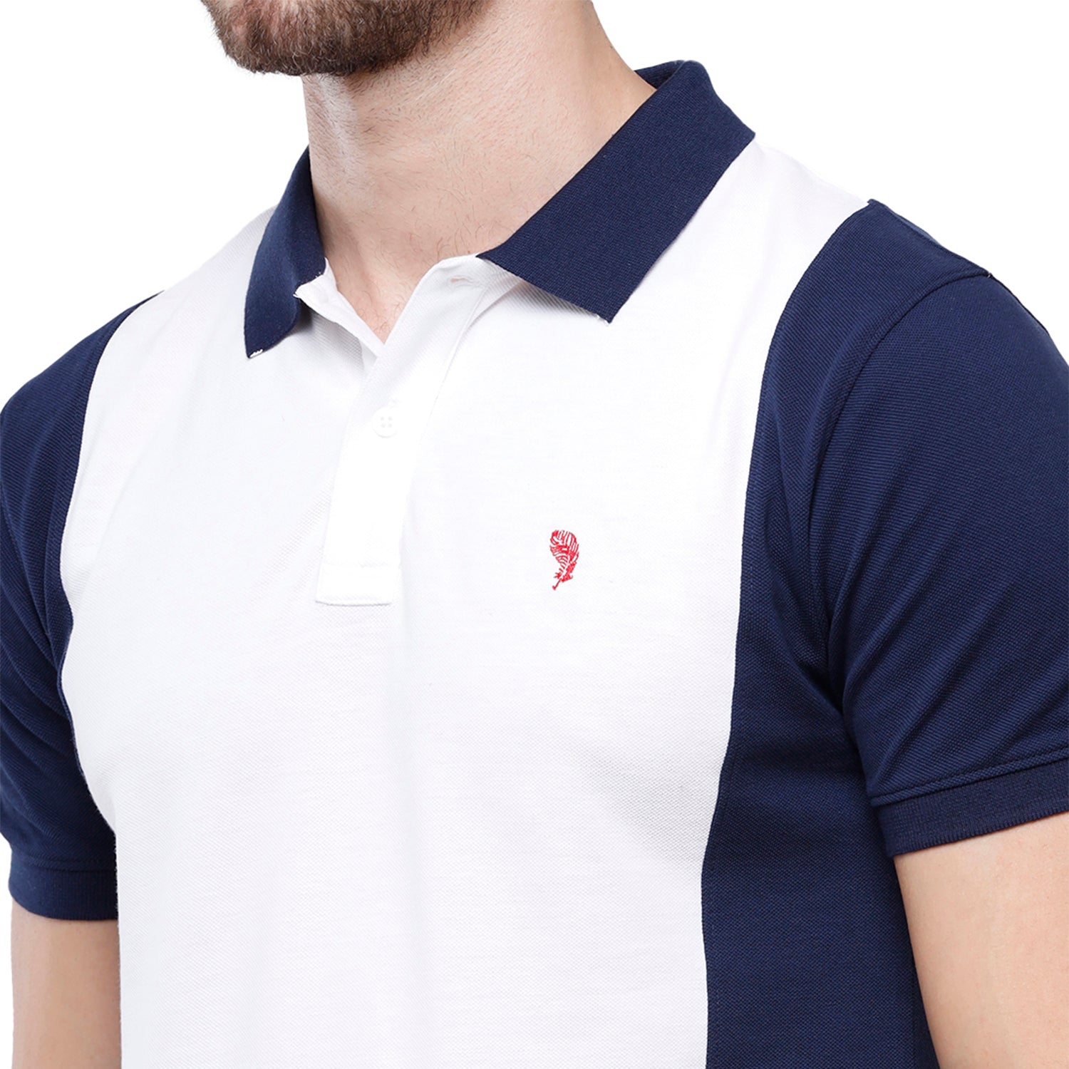 Swiss Club Mens Color Block Slim Fit Half Sleeve Polo Neck T-Shirt (STAG - 210 A SF P) T-shirt Swiss Club 