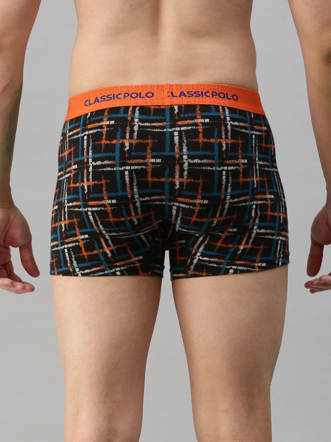 Classic Polo Men's Modal Printed Trunk | Glance - Black