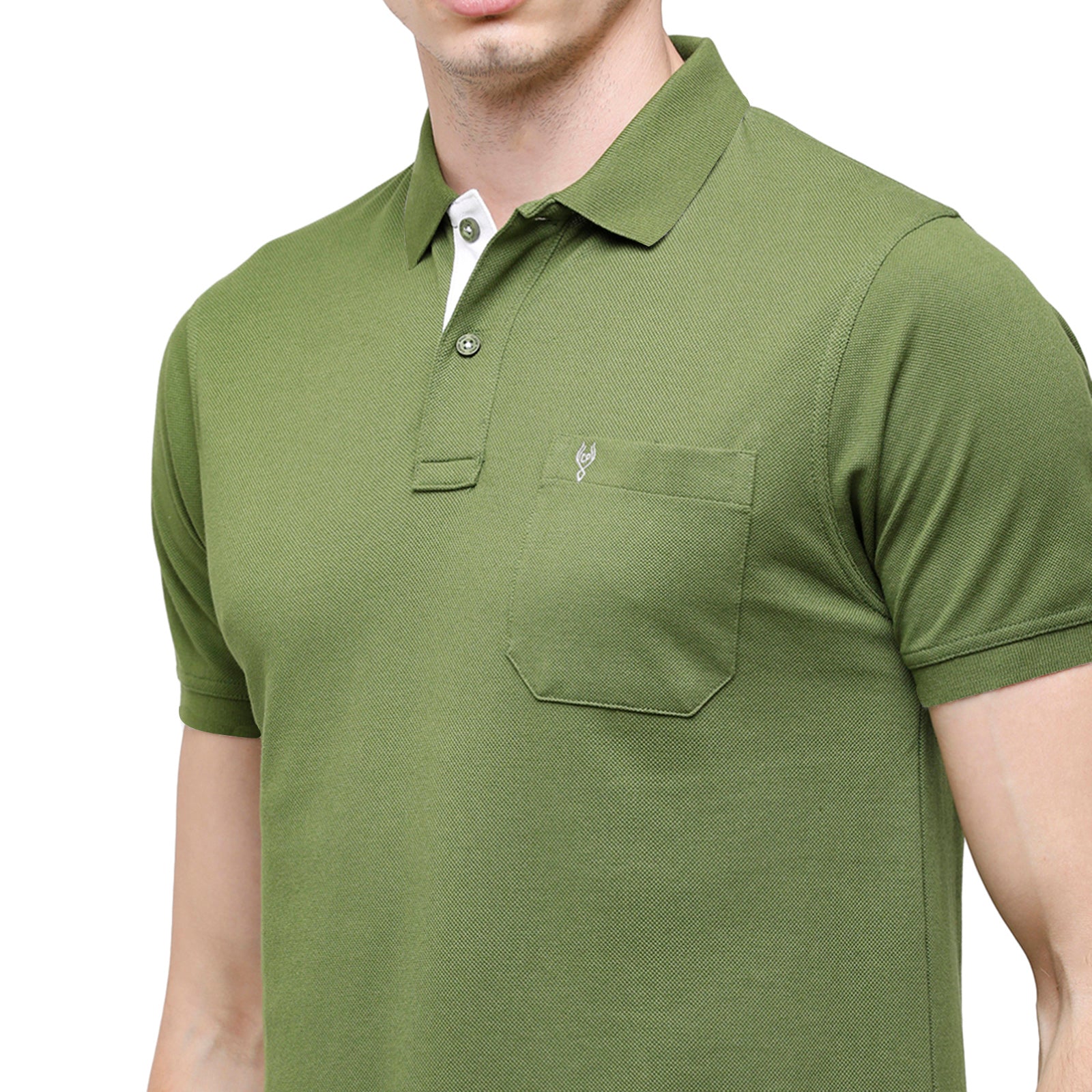 Men's Dark Green Polo Authentic Fit T-Shirt - 4SSN 210 T-shirt Classic Polo 
